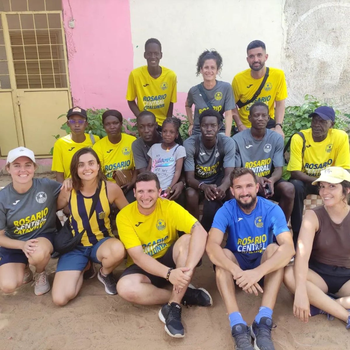 Els monitors de Rosario Central Catalunya a Louga, Senegal. | Rosario Central Catalunya