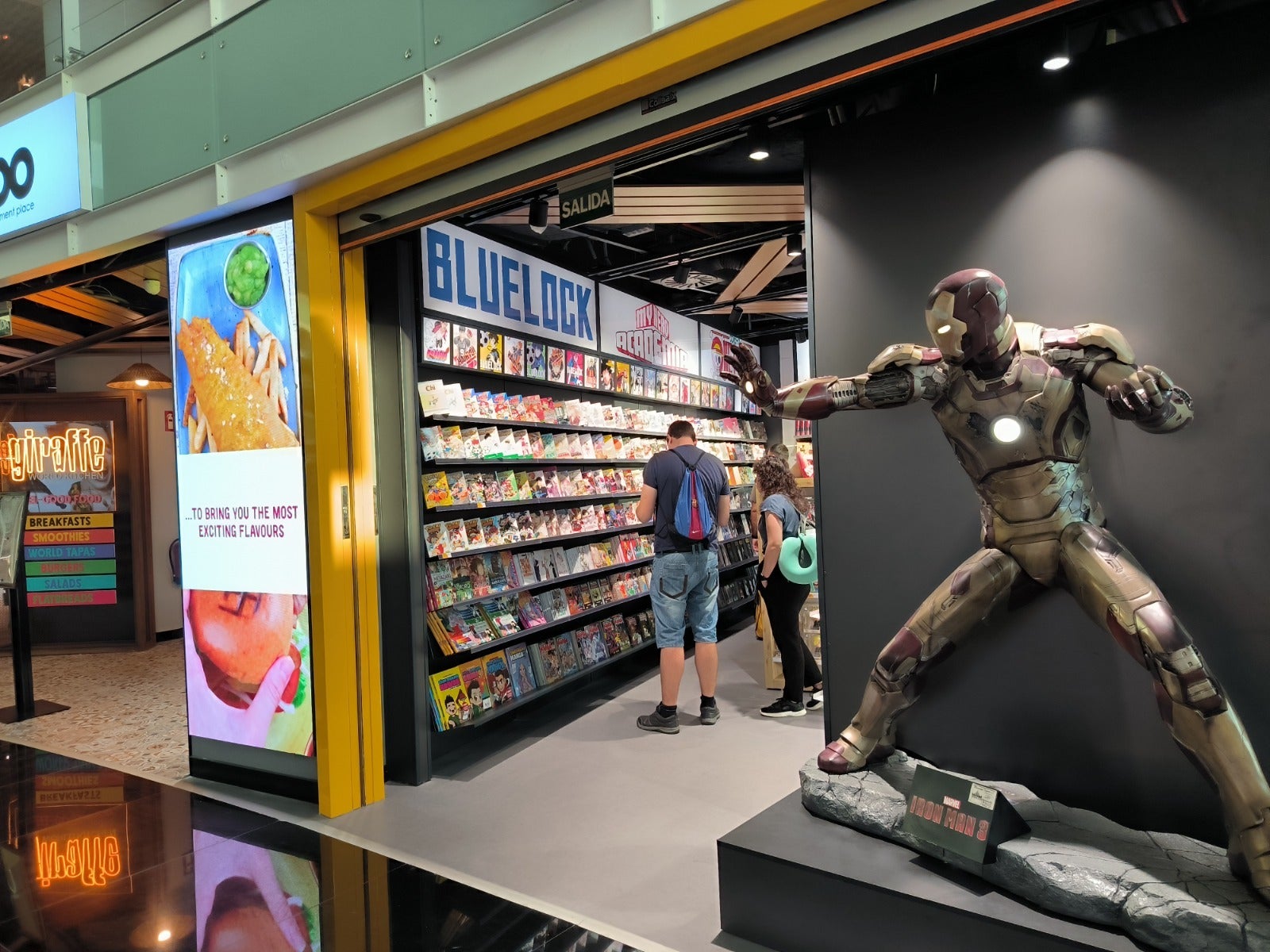 Una estàtua de Marvel al nou espai | Aena
