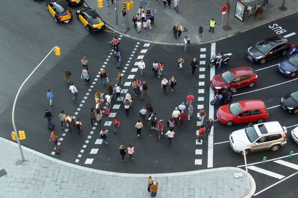 Imagen aérea de una calle de Barcelona| Ayuntamiento 