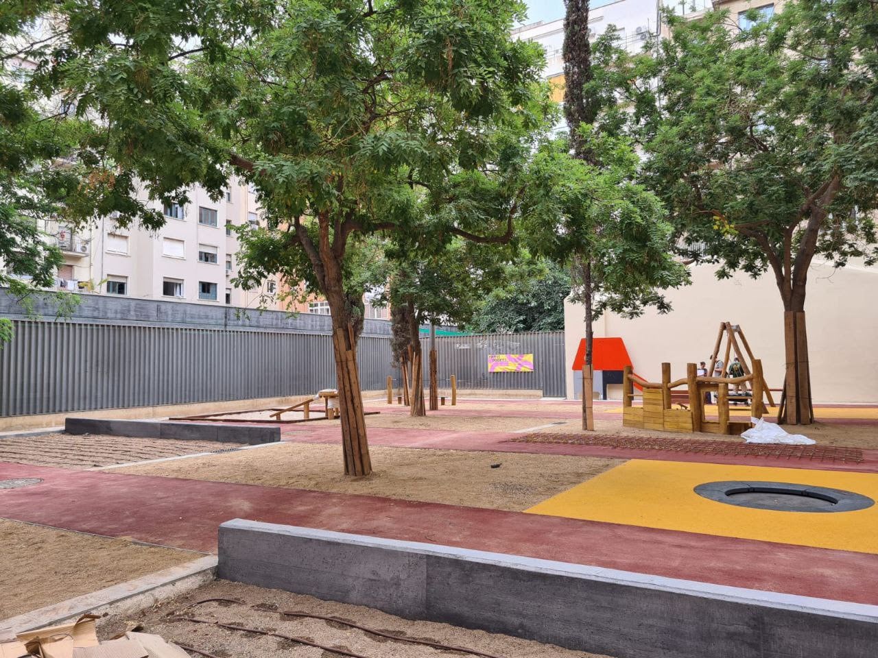 Així ha quedat la remodelació dels jardins de Carme Biada / Ajuntament