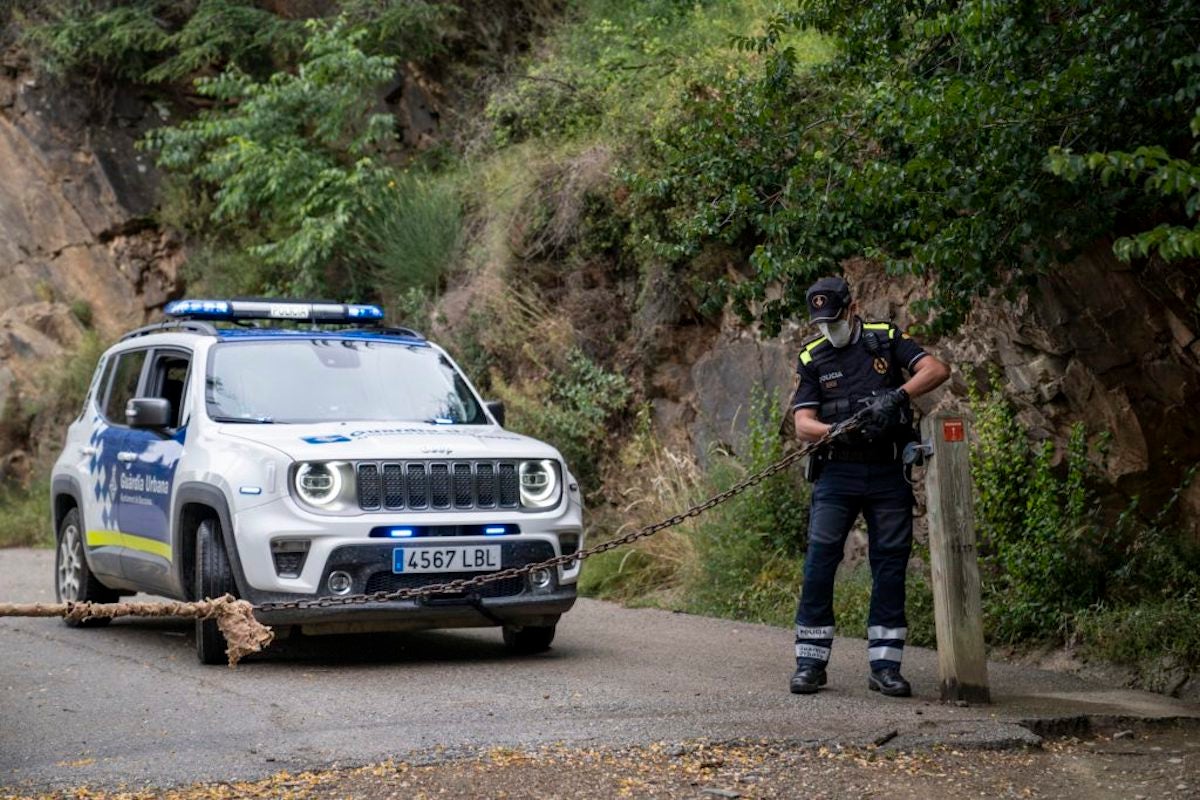 Una unitat policial de Collserola li va salvar la vida | Imatge d'arxiu Ajuntament 