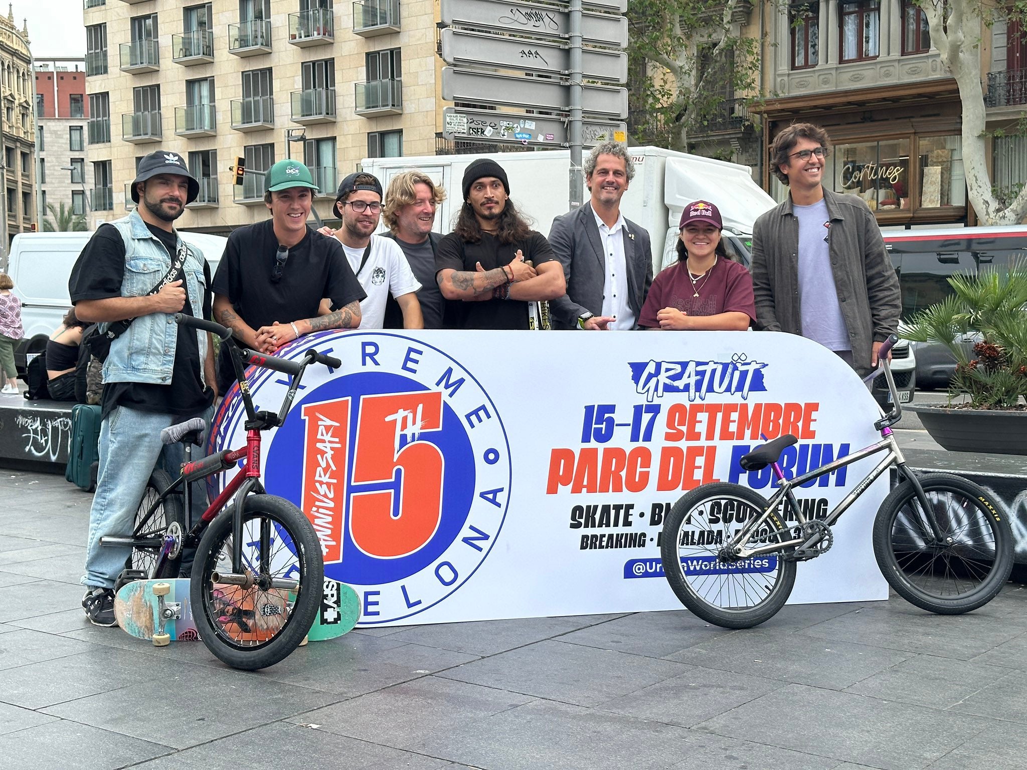 La foto de la presentación del Extreme Barcelona | Ayuntamiento
