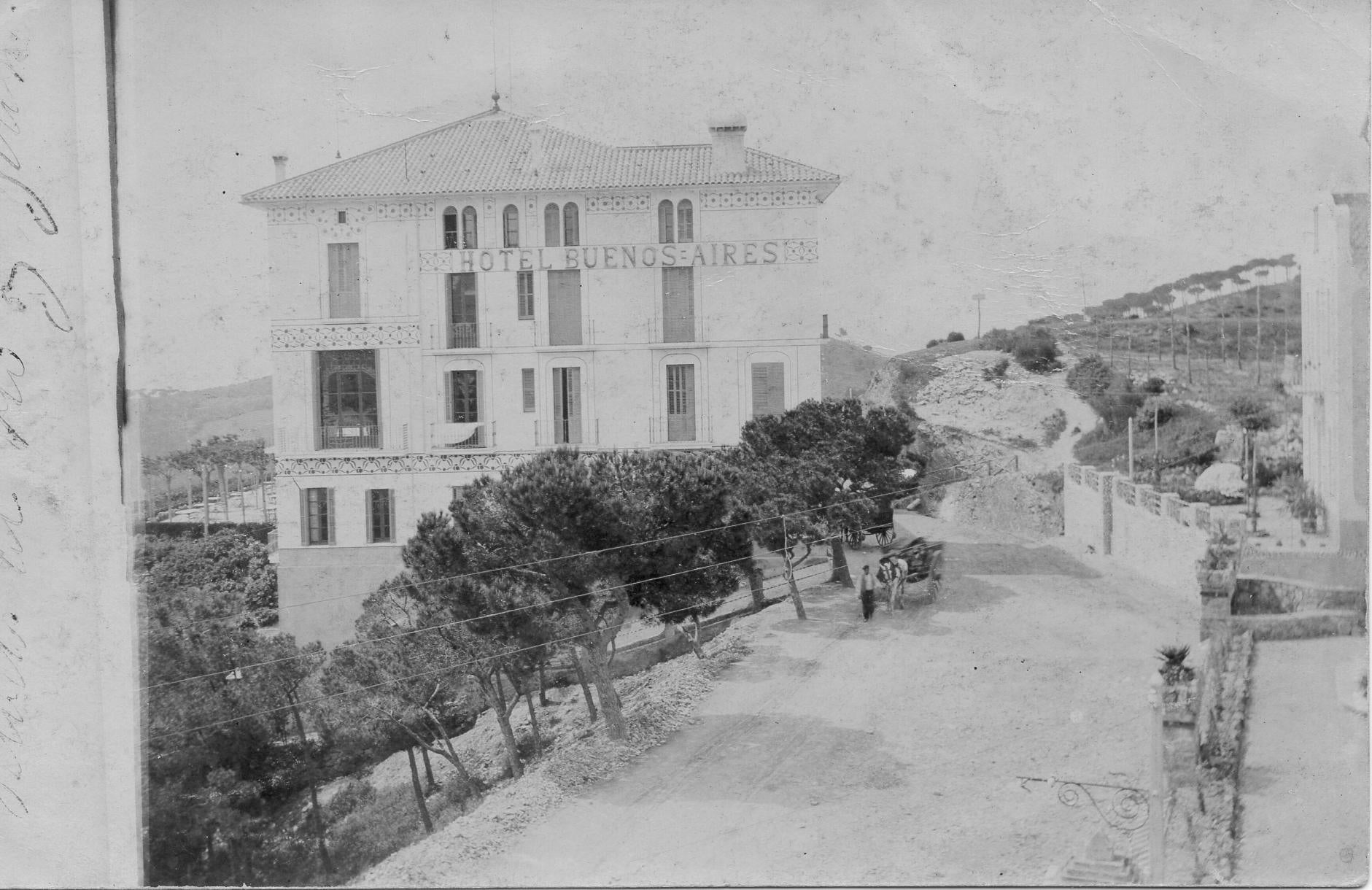 Fotografia antiga de la Casa Buenos Aires de Vallvidrera quan feia les funcions d'hotel / Cedida (Salva Ferran)