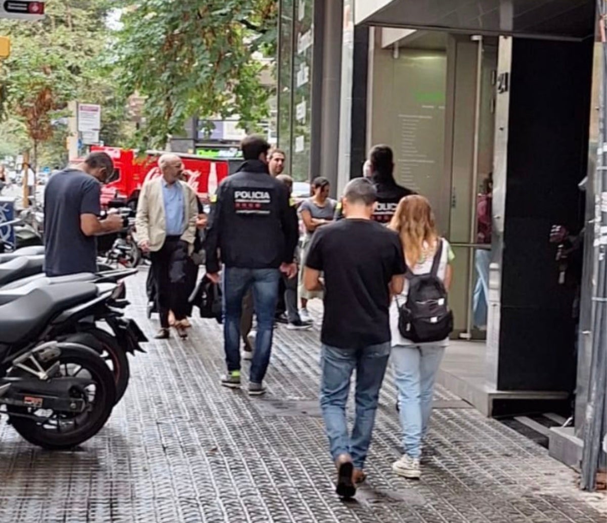 Imagen del dispositivo policial TODO BARCELONA