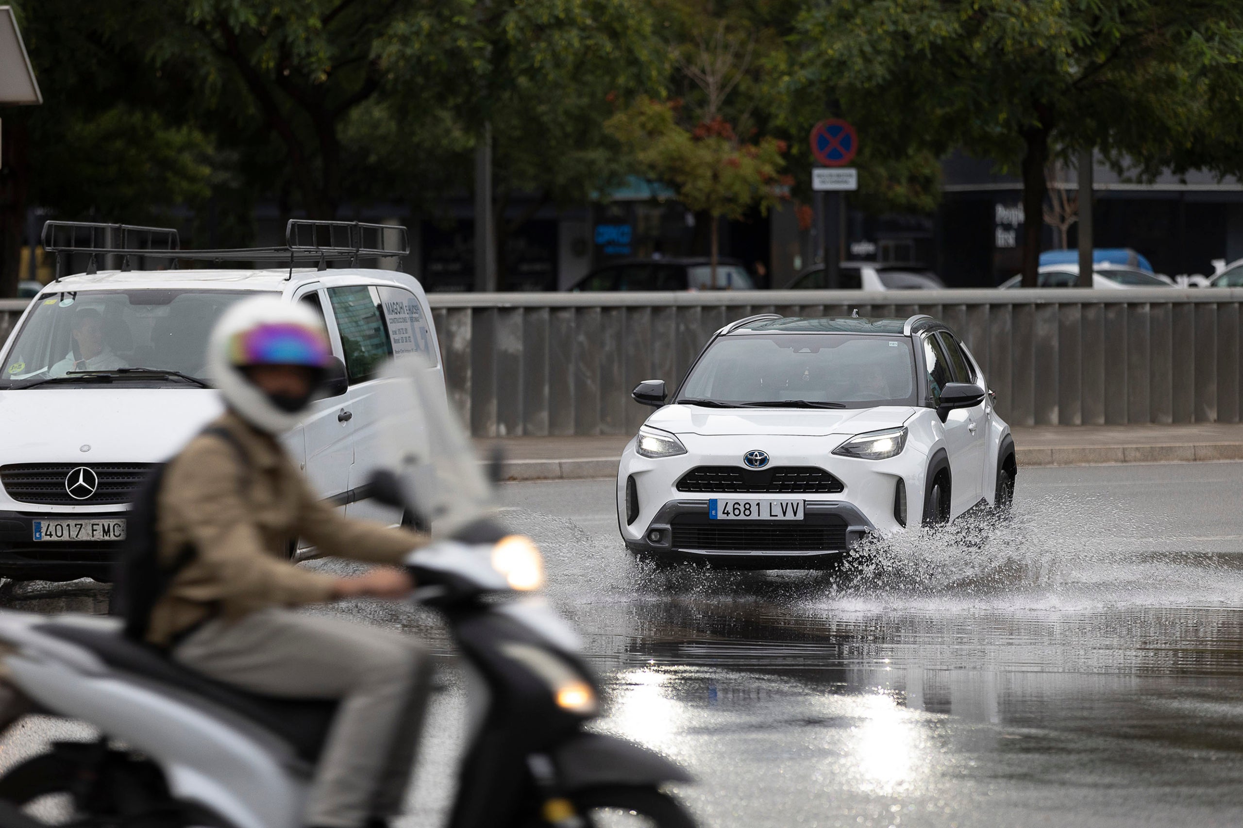 Pluja a Barcelona, el setembre passat / Jordi Play