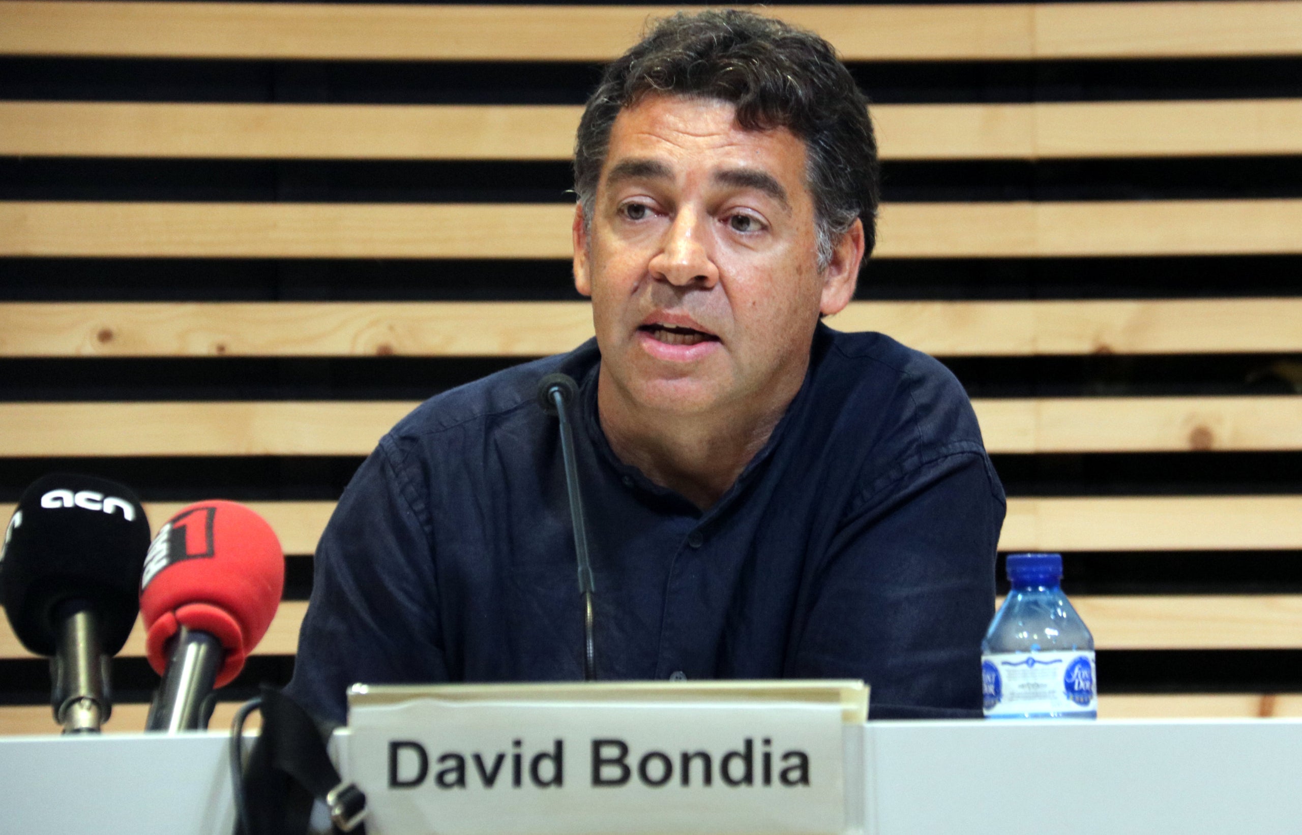 El síndico de Barcelona, David Bondia, esta mañana a la Modelo | ACN