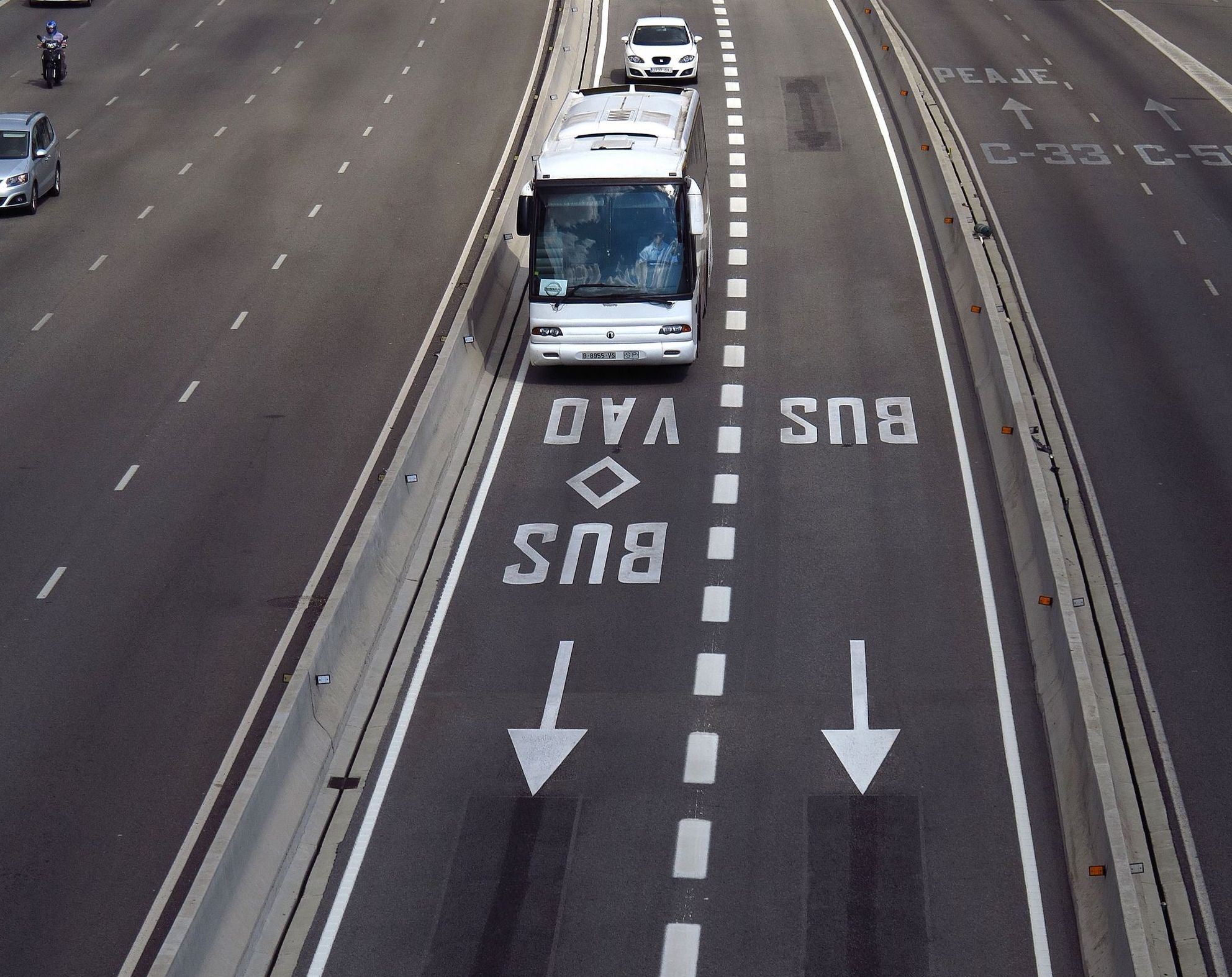 Un carril bus-VAO a l'entrada de Barcelona | Ajuntament  