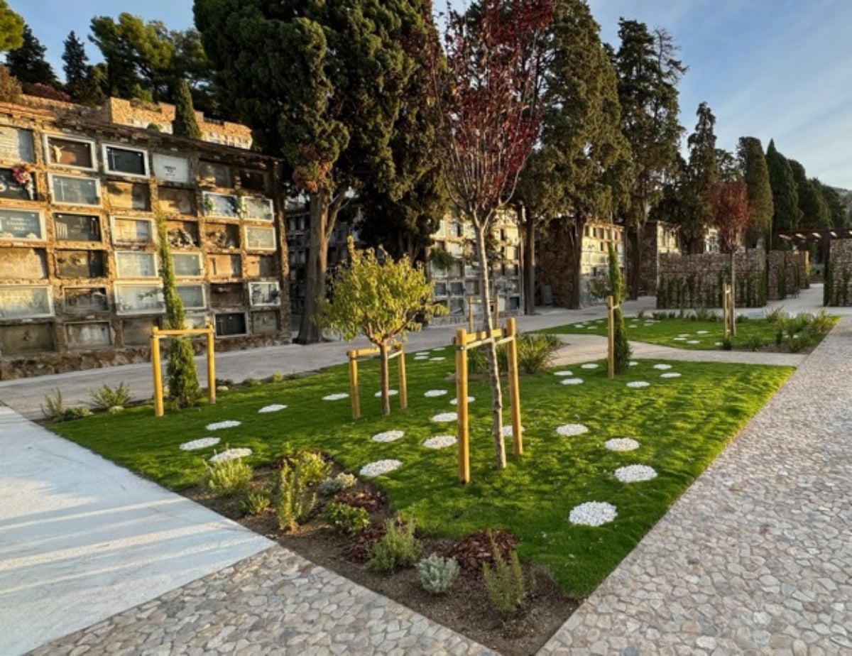 Uno de estos nuevos espacios de inhumación | Ayuntamiento