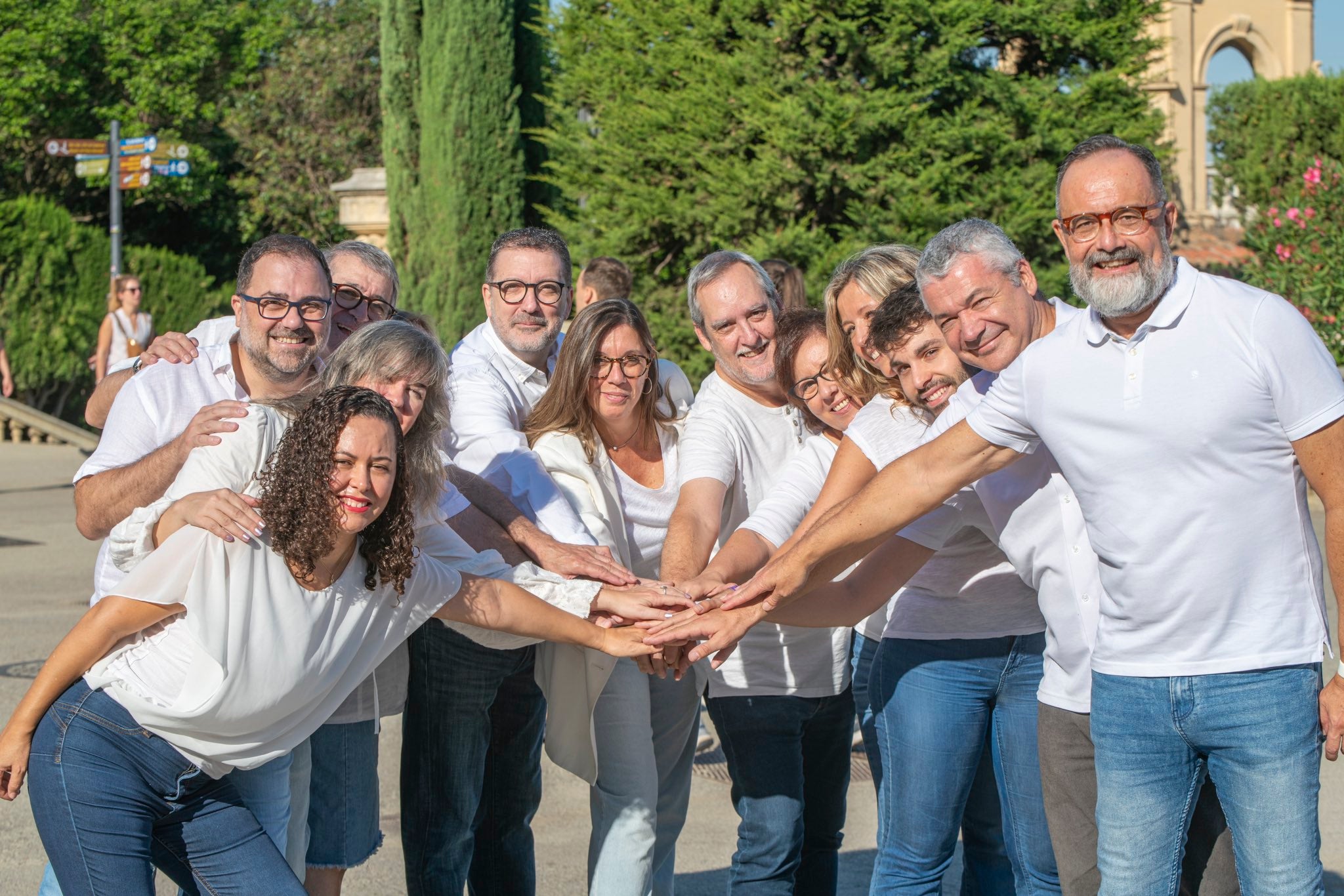Fotografia de la família de la candidatura d'ERC a Barcelona/Horitzó Barcelona