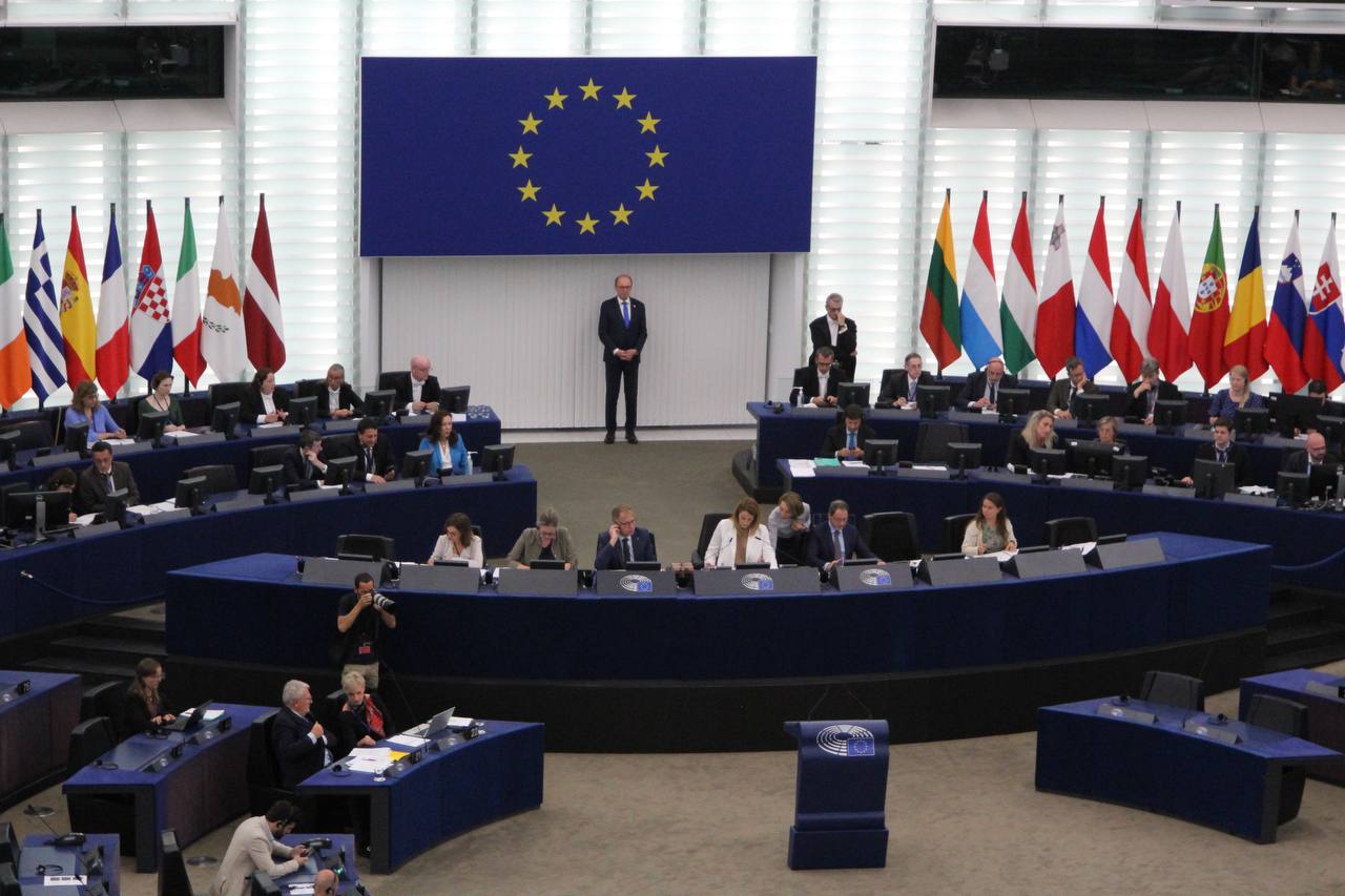 Un dels instants de la sessió plenària del mes d'octubre del Parlament Europeu a Estrasburg / A.R.