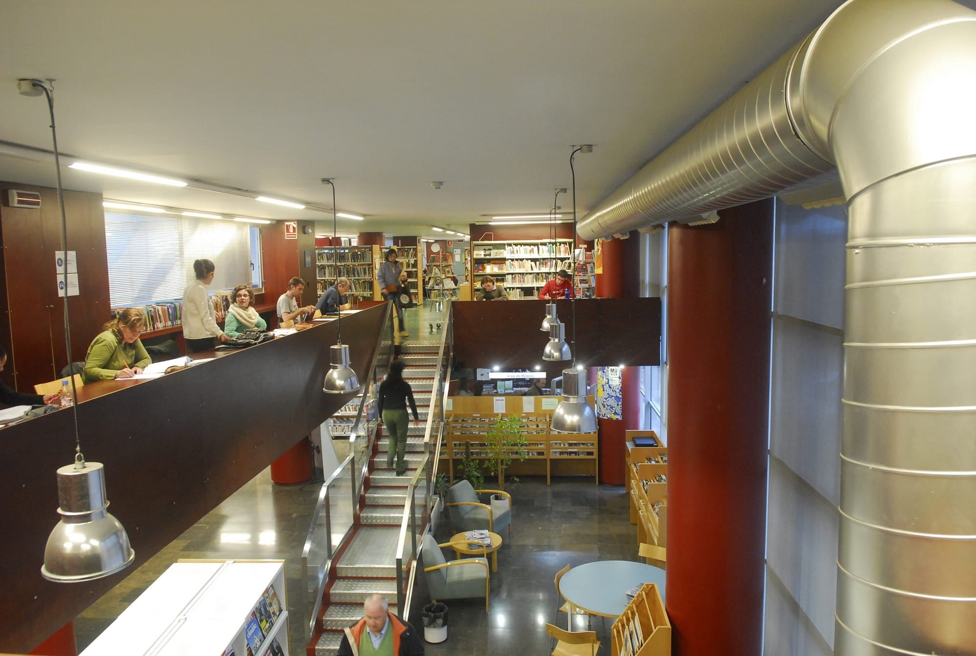 El interior de la Biblioteca Sofia Barat | Diputación de Barcelona