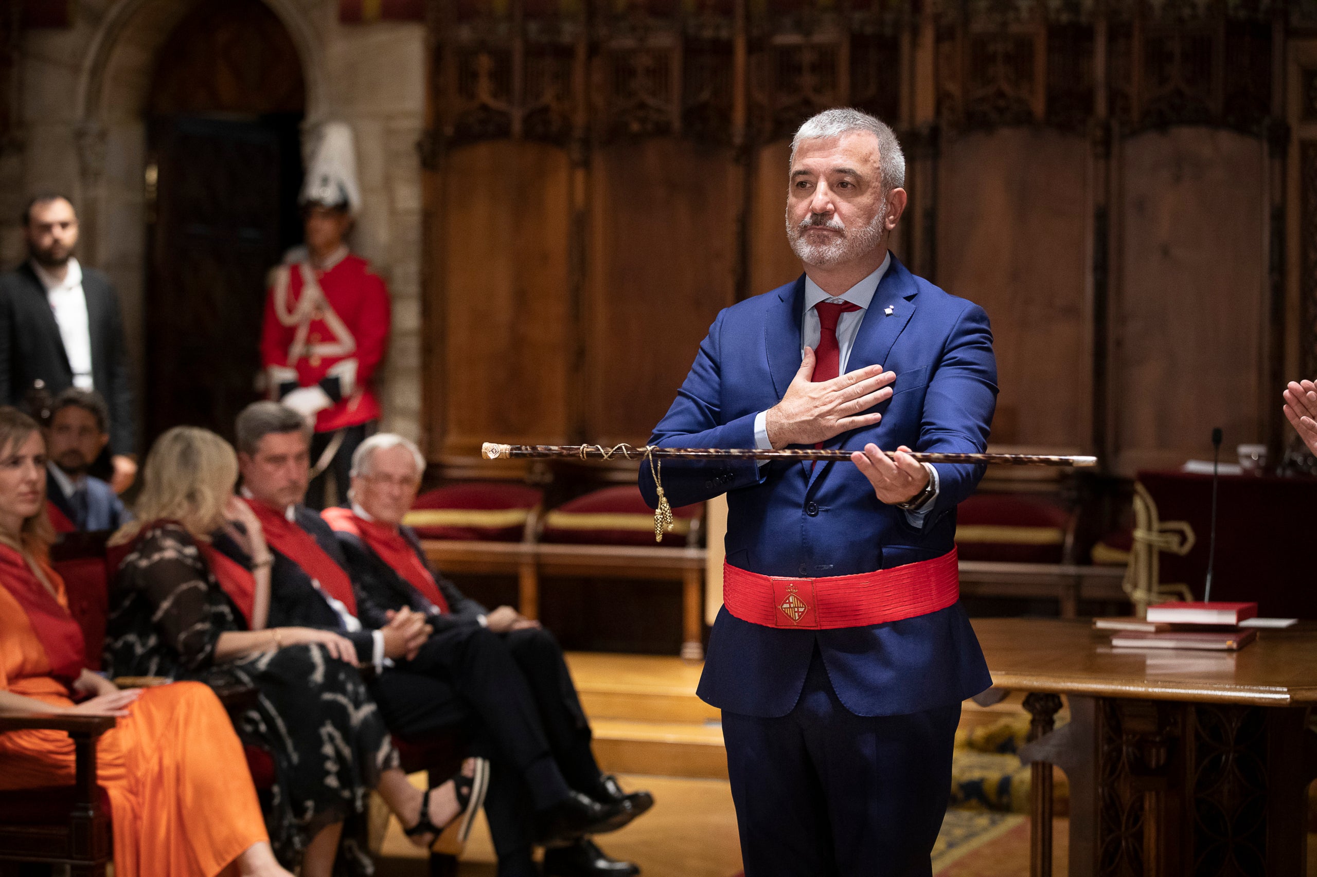 Sessió d'investidura de Jaume Collboni com a alcalde de Barcelona.
foto: Jordi Play