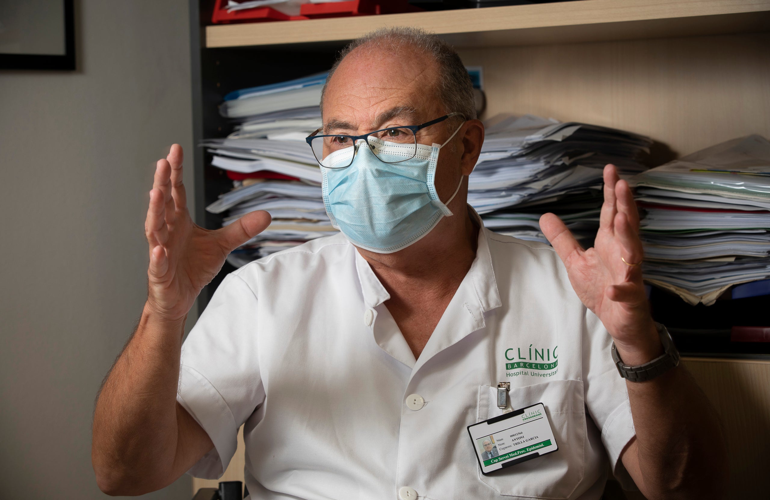 Antoni Trilla, cap del Servei de Medicina Preventiva i Epidemiologia de l'Hospital Clínic, clau durant la pandè