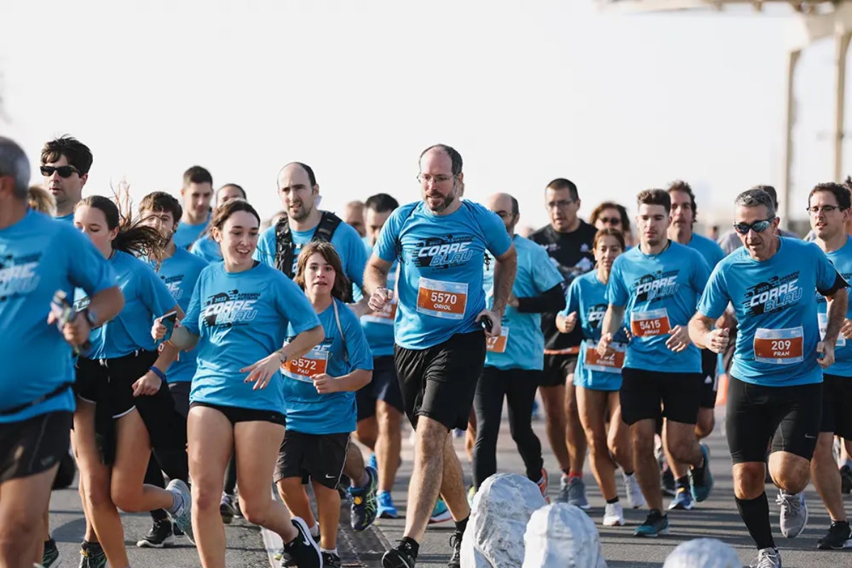 Los participantes del CorreBlau del año pasado | CorreBlau 