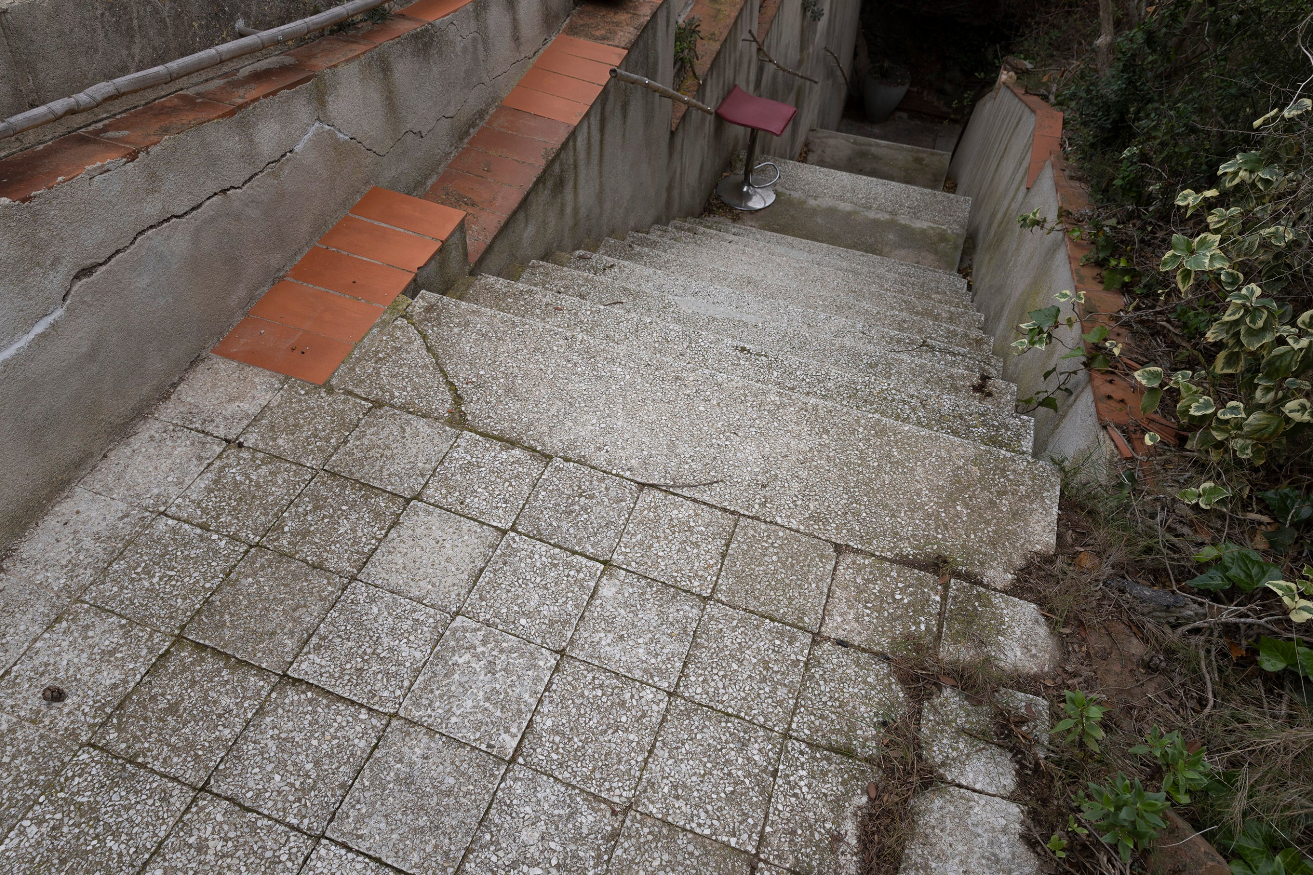 Escales de l'antic cinema Fèmina a una casa particular de Vallvidrera.