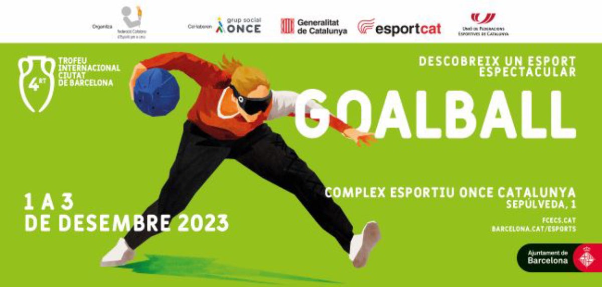 El cartel promocional del Ciudad de Barcelona de Goalball | Ayuntamiento