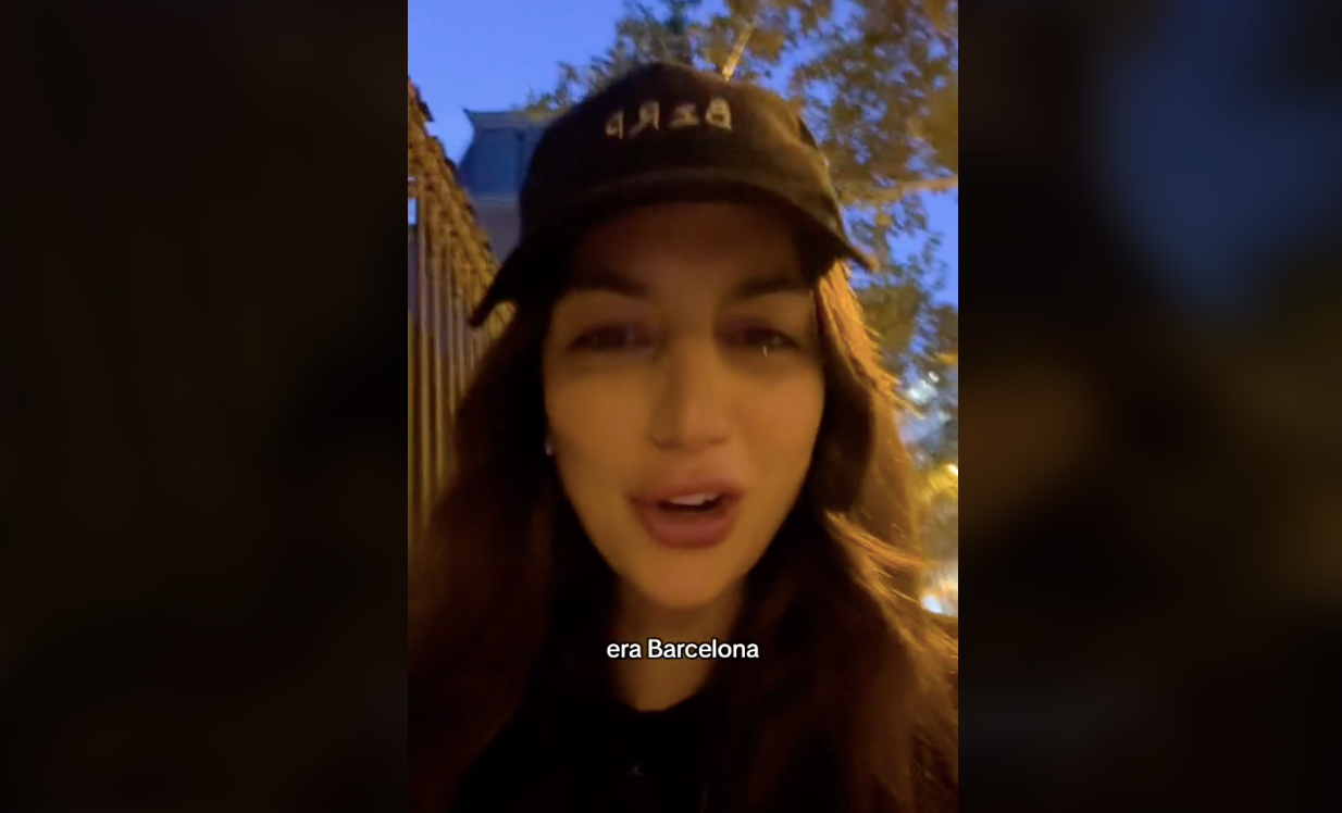 Fragment del vídeo de @Conifach a TikTok