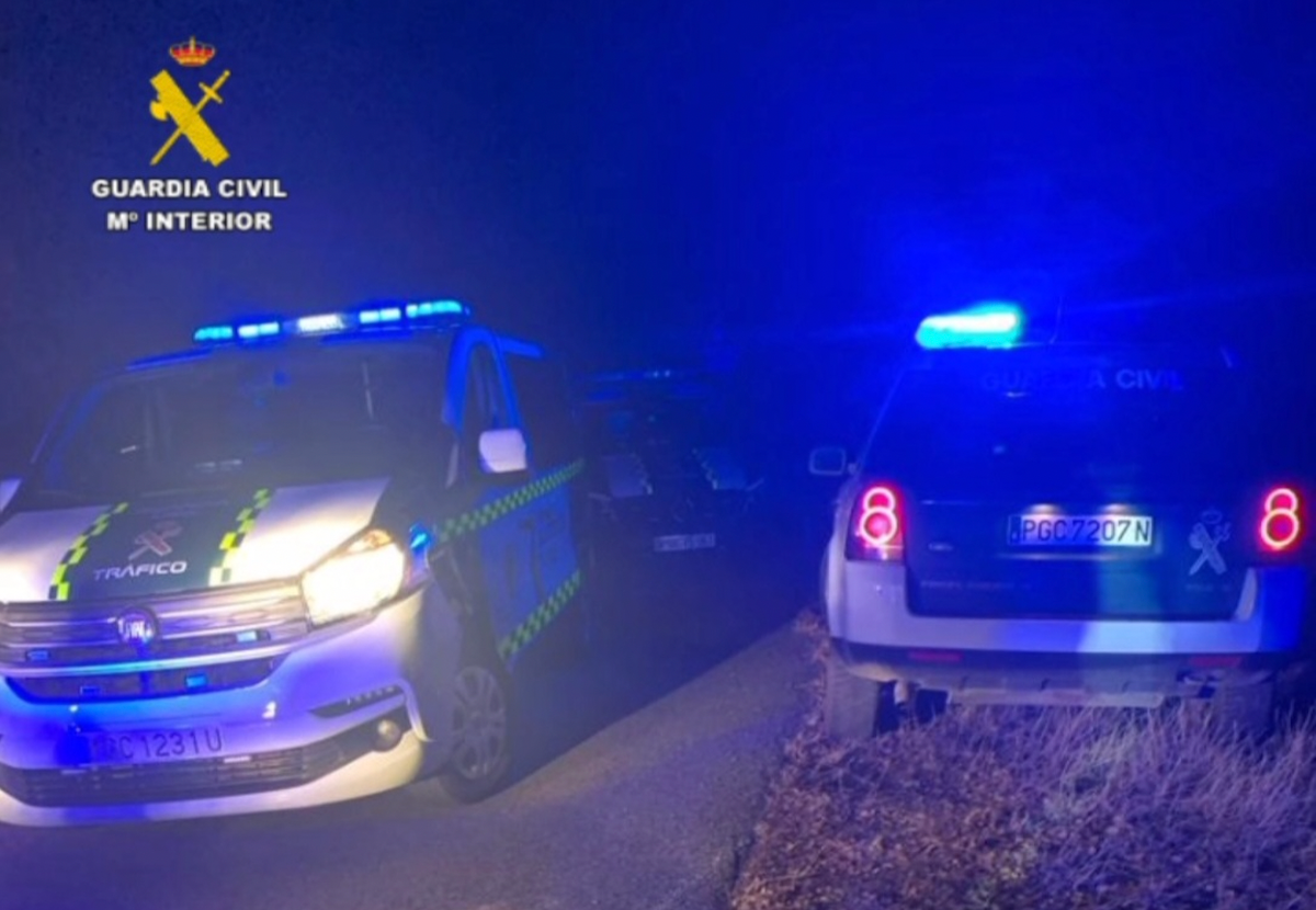 Vehicles de la Guàrdia Civil, al lloc dels fets / Guàrdia Civil