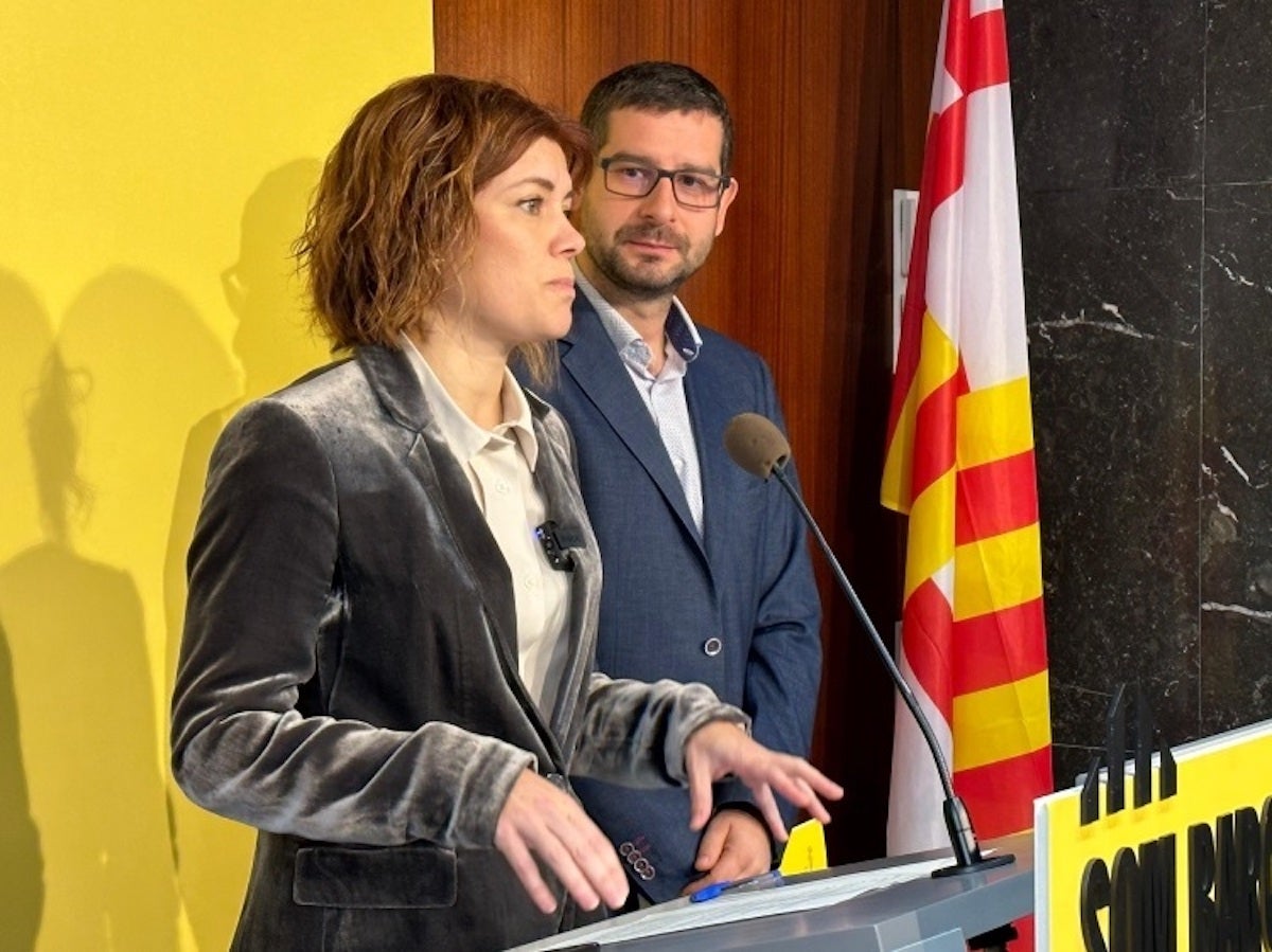 Alamany i Castellana en un roda de premsa |
ERC / Europa Press
