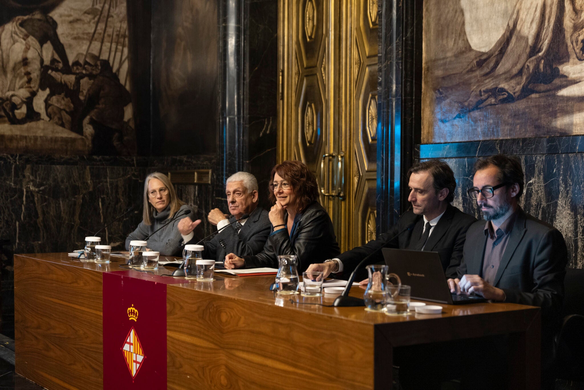 Imagen del encuentro entre Ayuntamiento y Gremio de Hoteles de Barcelona | Ayuntamiento