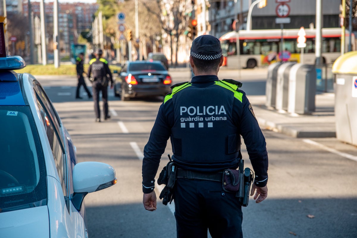 Imatge d'arxiu d'un agent de la Guàrdia Urbana / Guàrdia Urbana