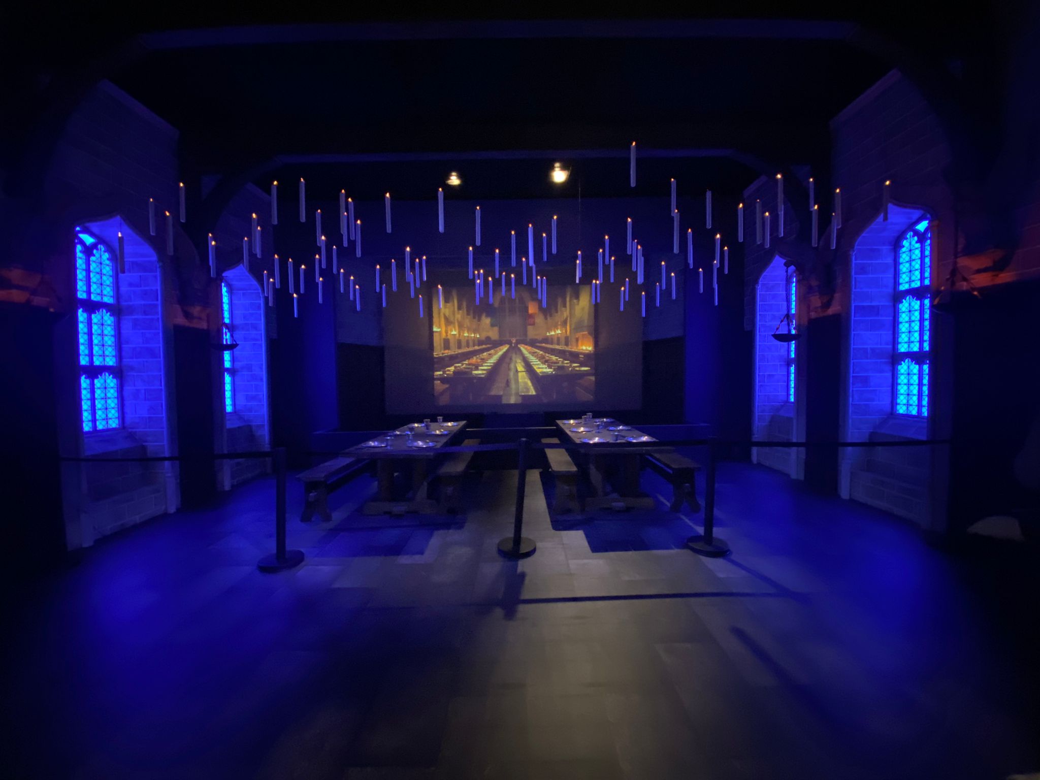 Recreació del gran saló de Hogwarts 