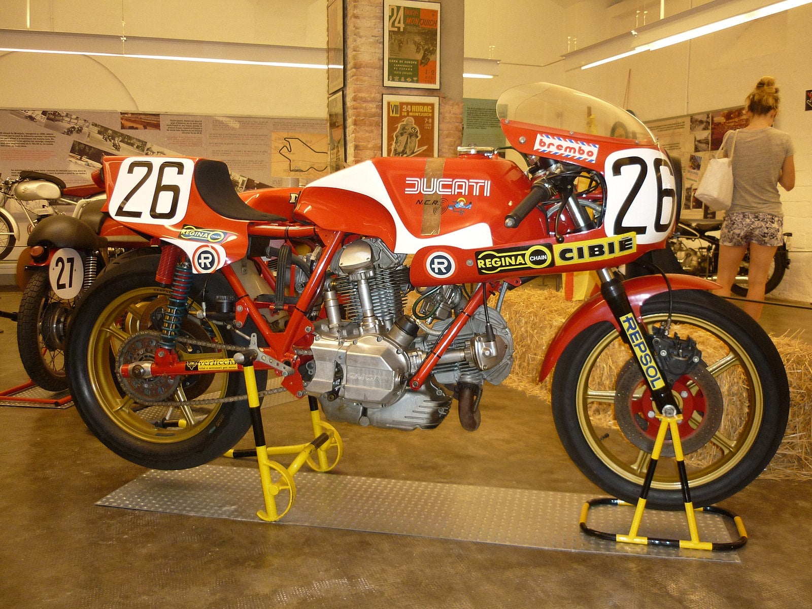 Una de les Ducati que va guanyar les 24 hores de Montjuïc / Pep Rovira