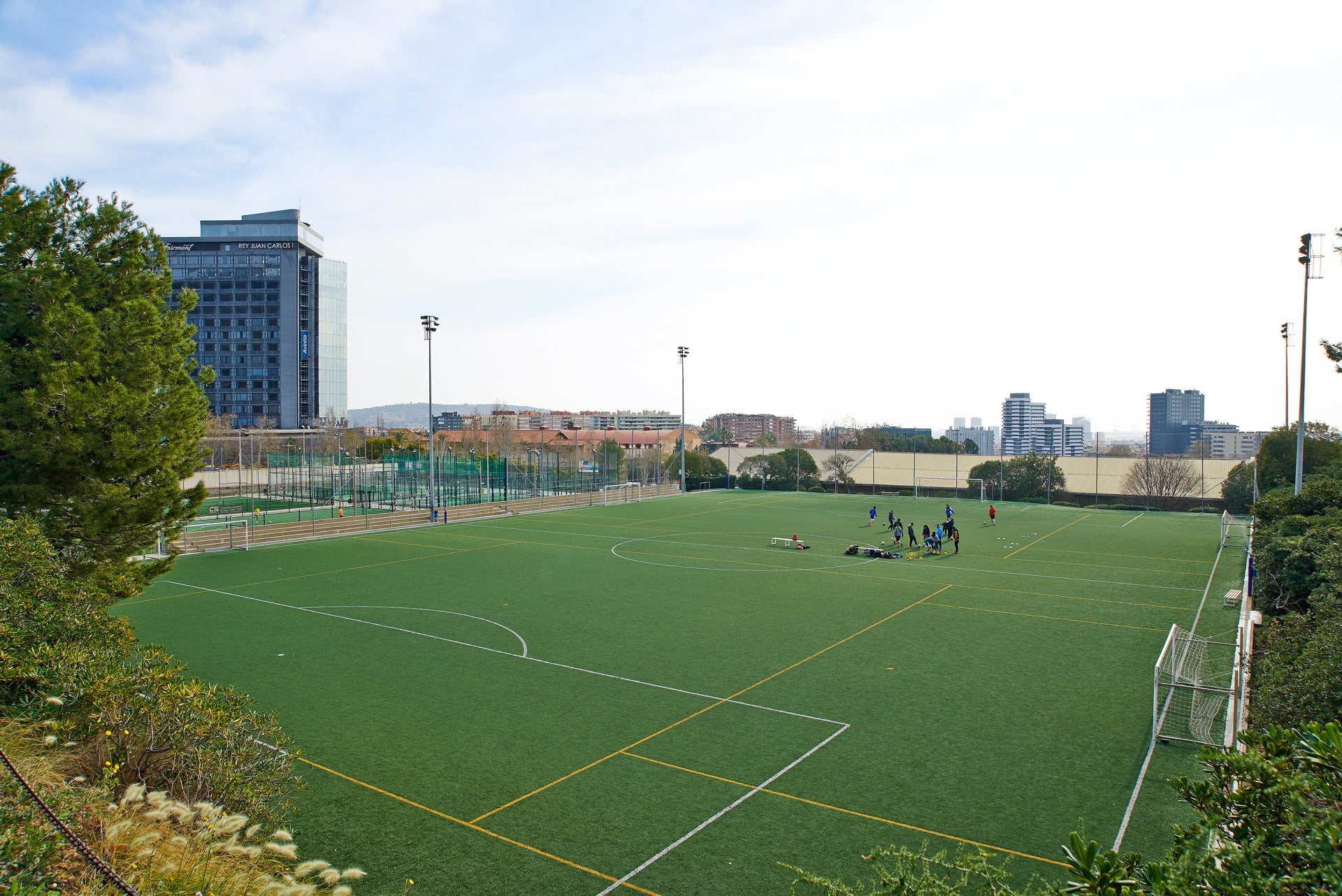 Les pistes esportives de la Universitat de Barcelona (UB) en una imatge d'arxiu / Ajuntament