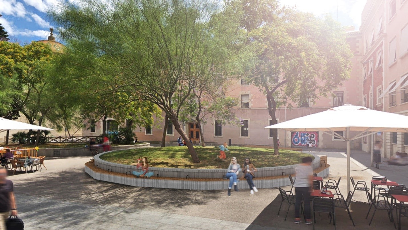 Render de l'Ajuntament sobre el projecte de la plaça Castella / Ajuntament de Barcelona