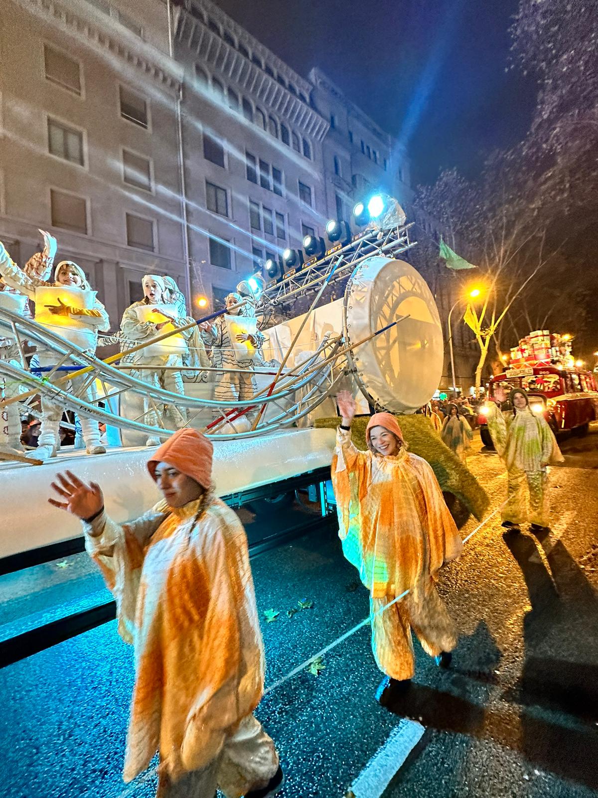 Un dels moments de la cavalcada de Reis d'aquest 2024 a Barcelona / Ajuntament de Barcelona