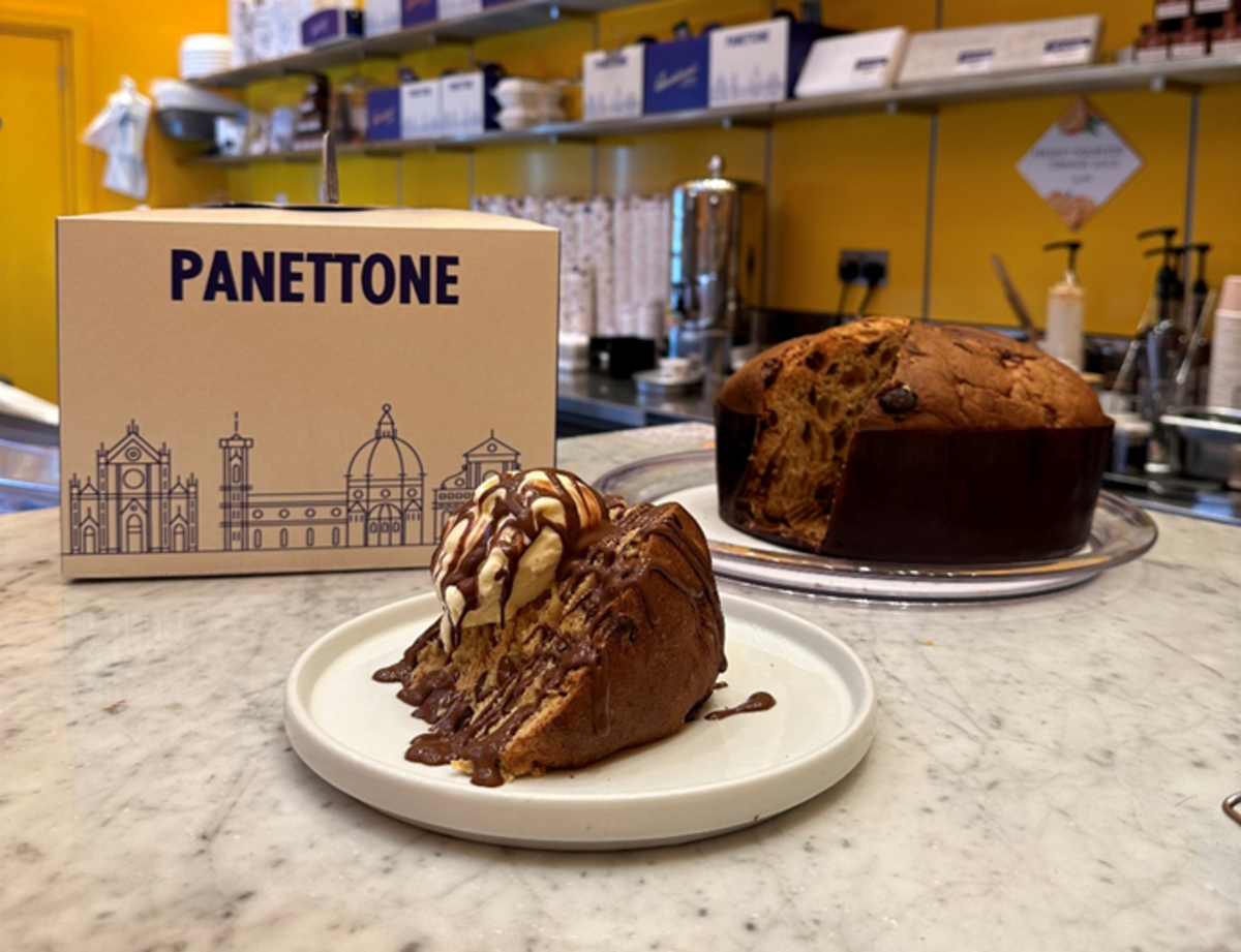 Imatge del panettone de la gelateria Badiani / Badiani