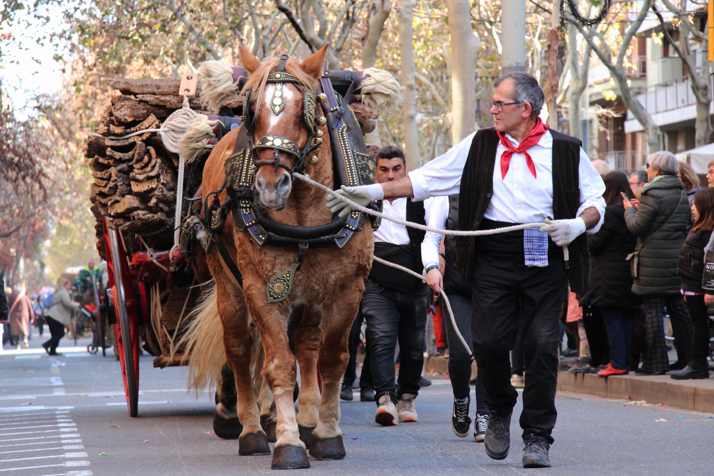 Els Tres Tombs de Sant Andreu aplega milers de persones | Gabriel González