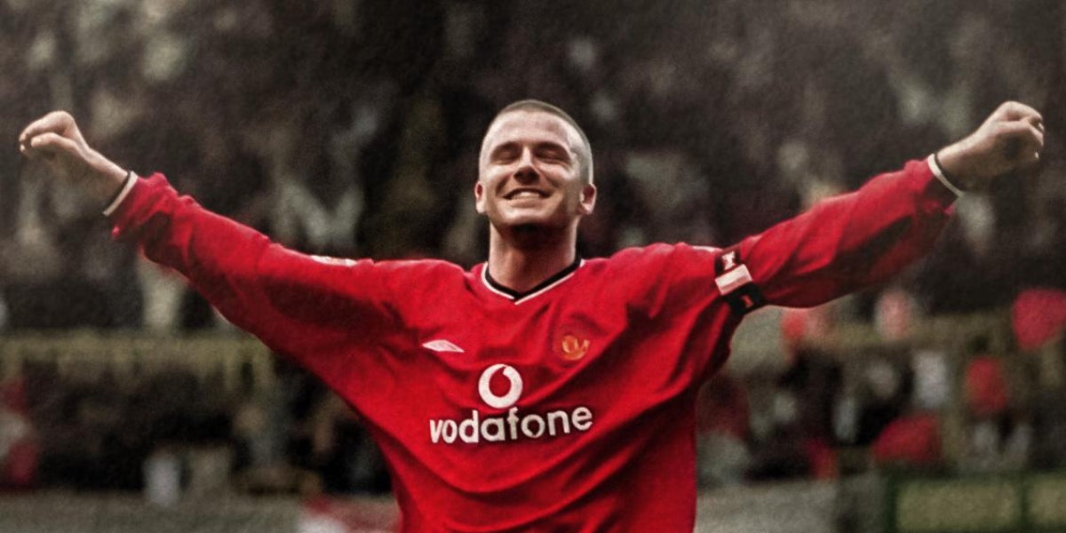 David Beckham con la camiseta del Manchester United | Manchester United