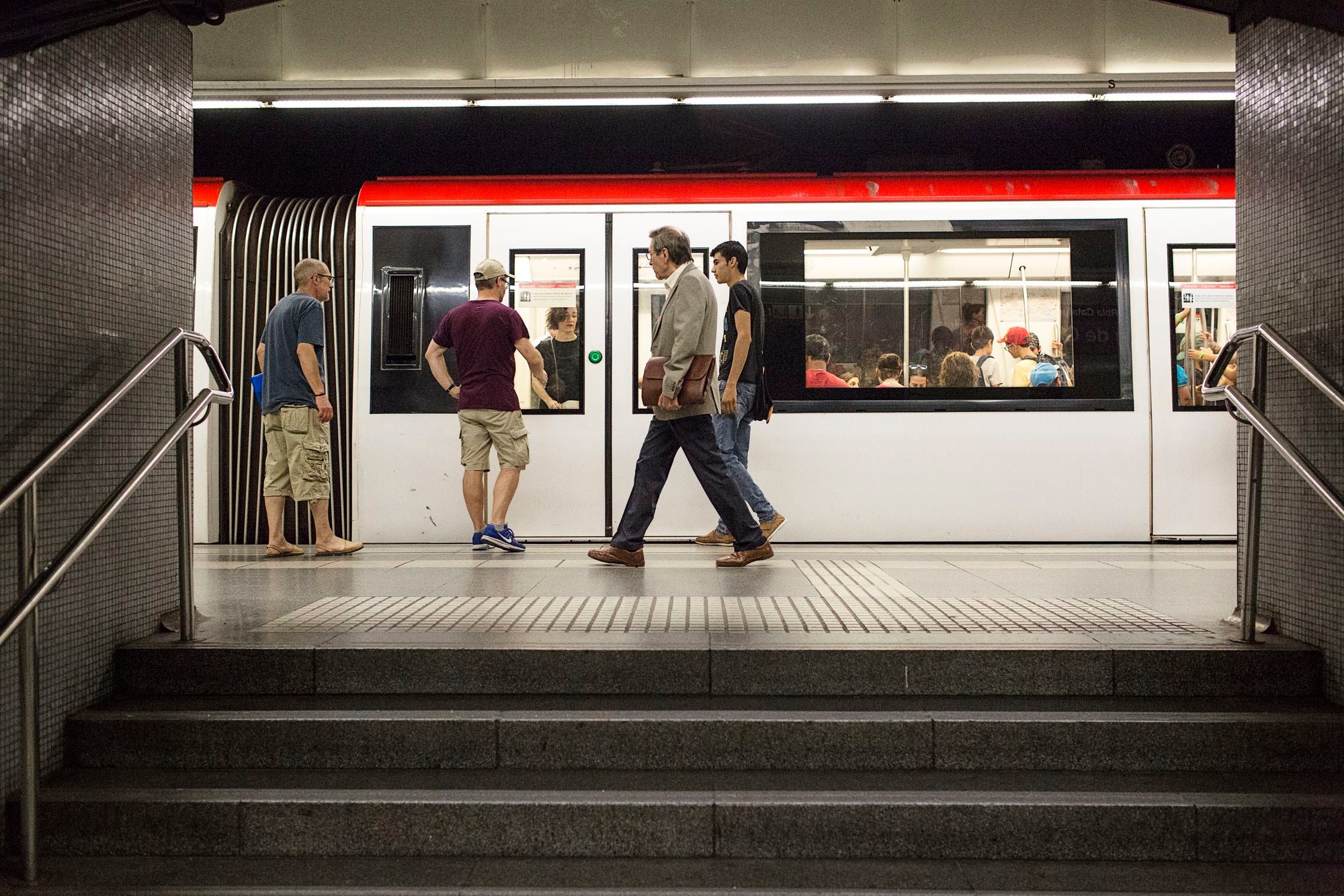 Una estación de metro AYUNTAMIENTO