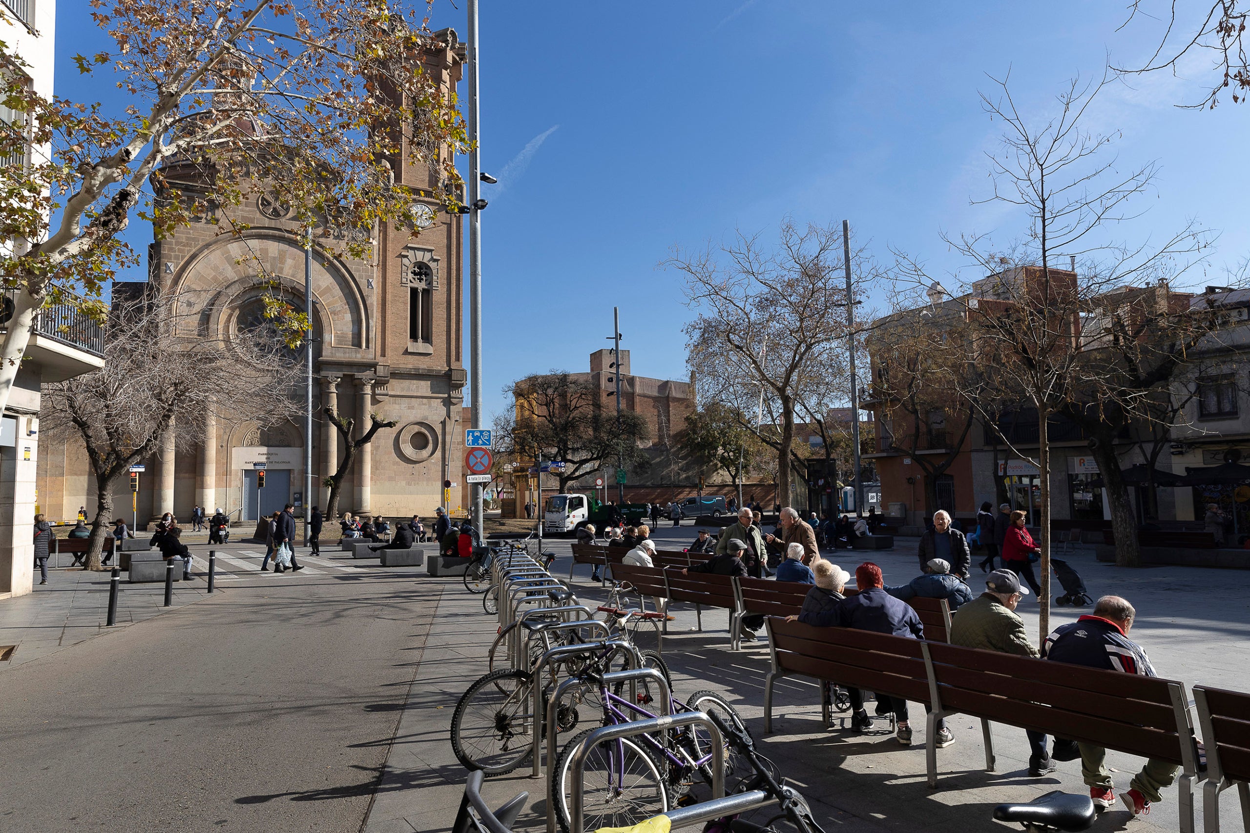 24.01.2024, Barcelona
Barri de Sant Andreu del Palomar. Plaça Orfila.
foto: Jordi Play