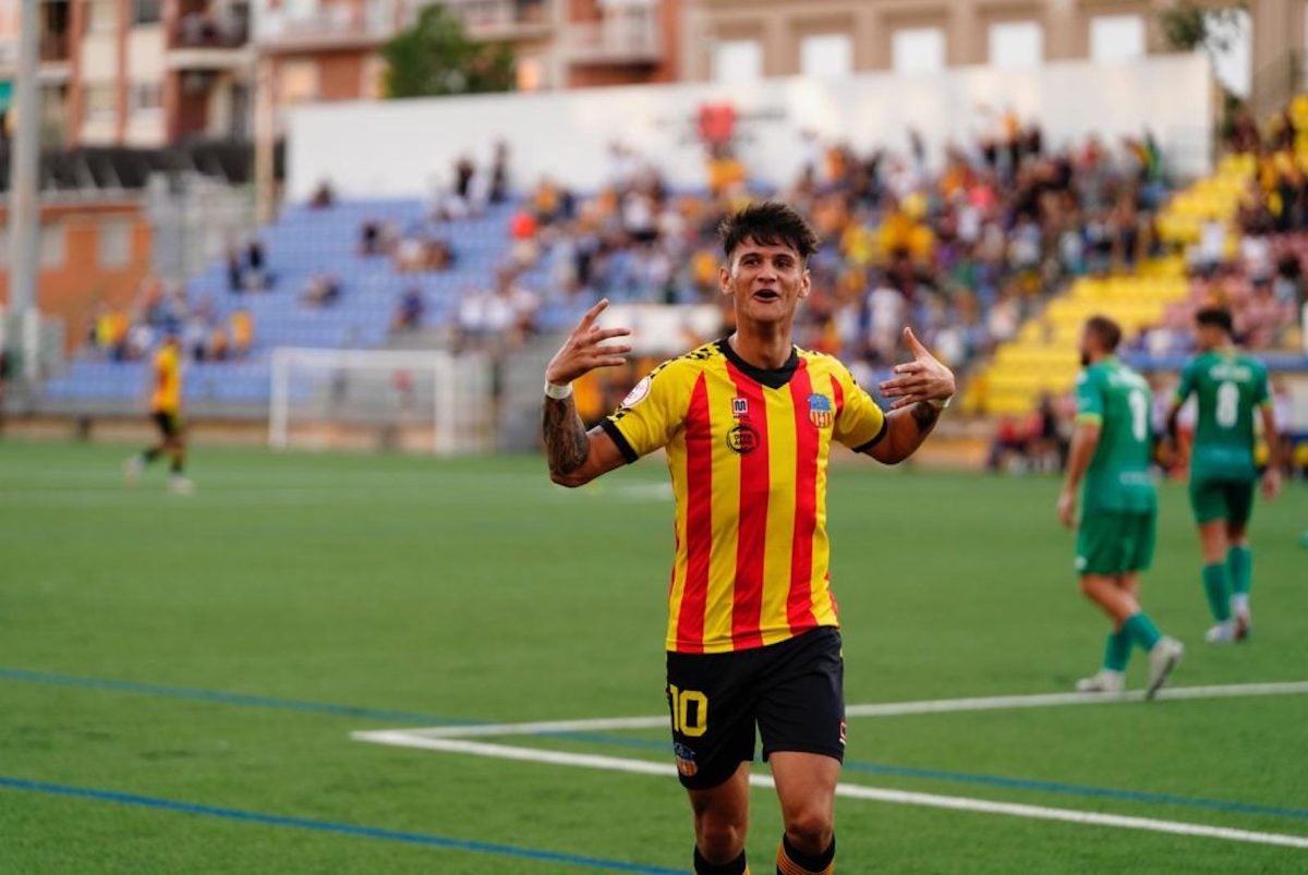 Imatge de 'Pochito', una de les peces clau del Sant Andreu que comença una nova etapa al Sevilla FC / Sant Andreu / Álvaro Martin