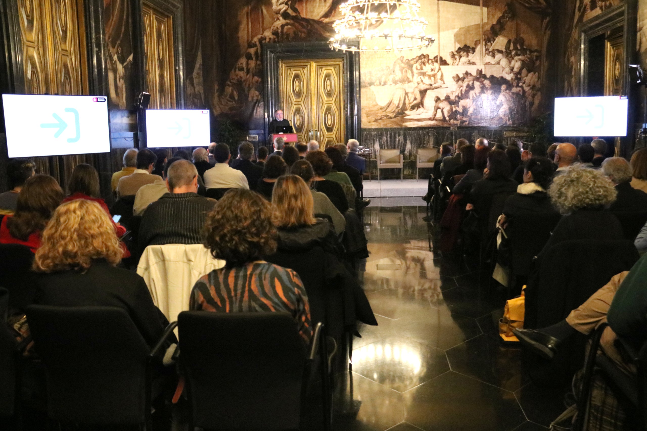 La presentació del nou portal Barcelona Dades a l'Ajuntament / ACN