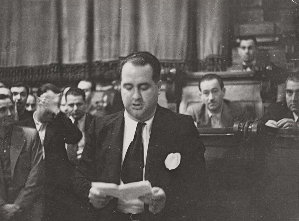 Hilari Salvadó el dia que va ser escollit com a nou alcalde de Barcelona, el 16 de juliol del 1937 / Cedida