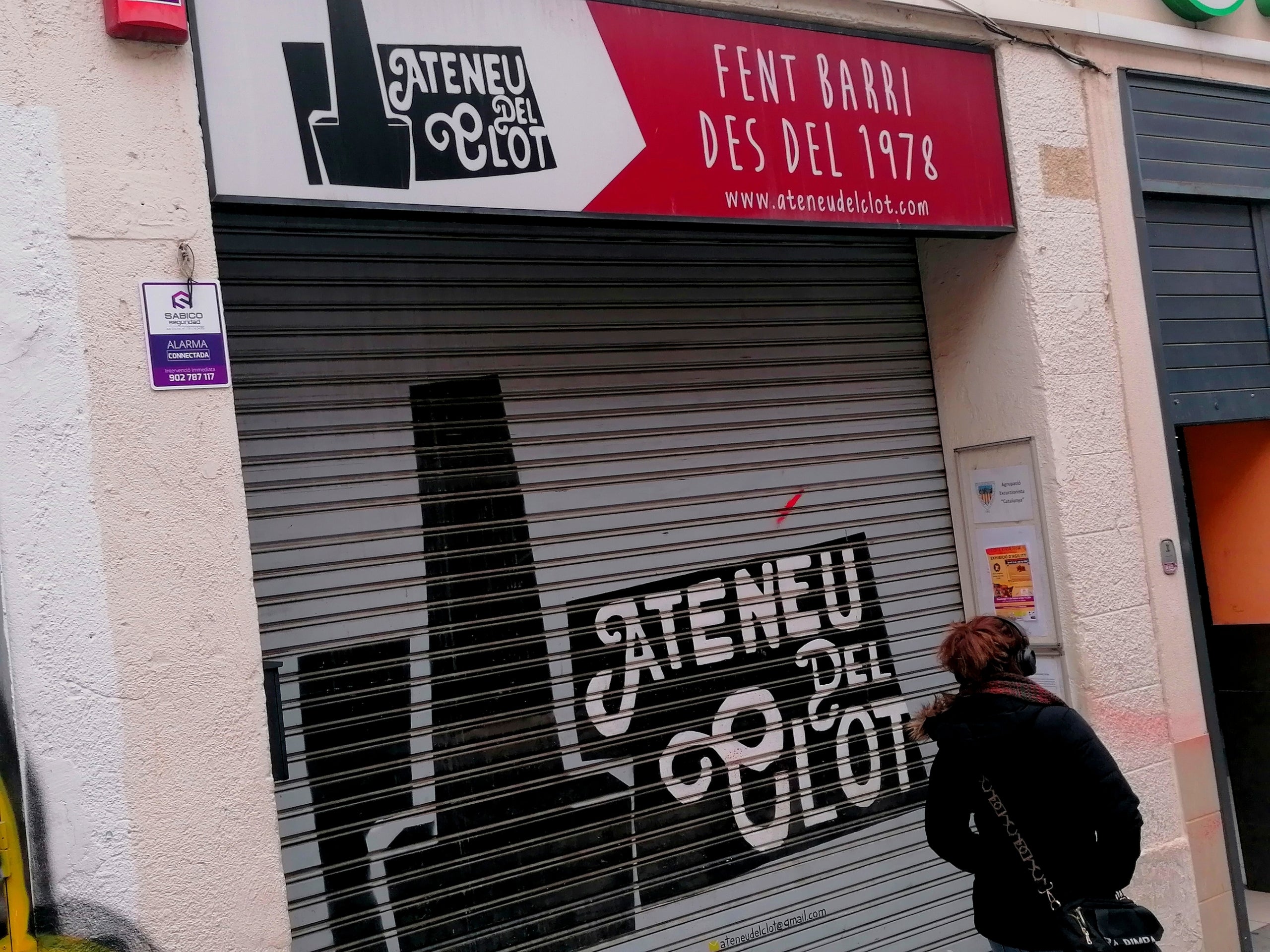 L'Ateneu del Clot està al carrer d ela Muntanyà des de 2008 / Gabriel González 