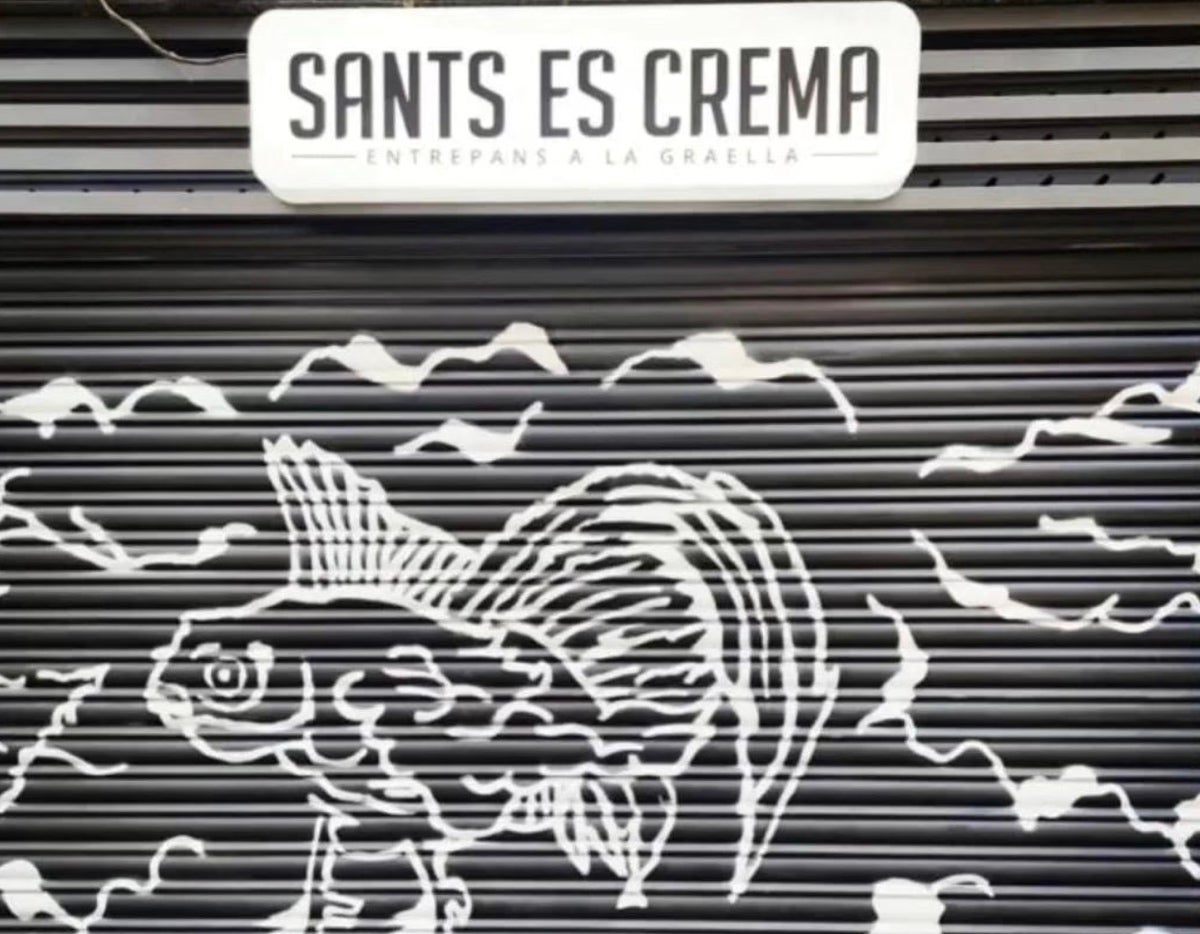 Tanca el bar d'entrepants Sants es Crema 