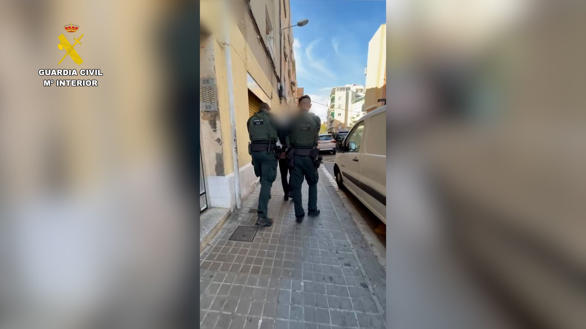 El presunto miembro del DAESH detenido en Barcelona en el momento del arresto