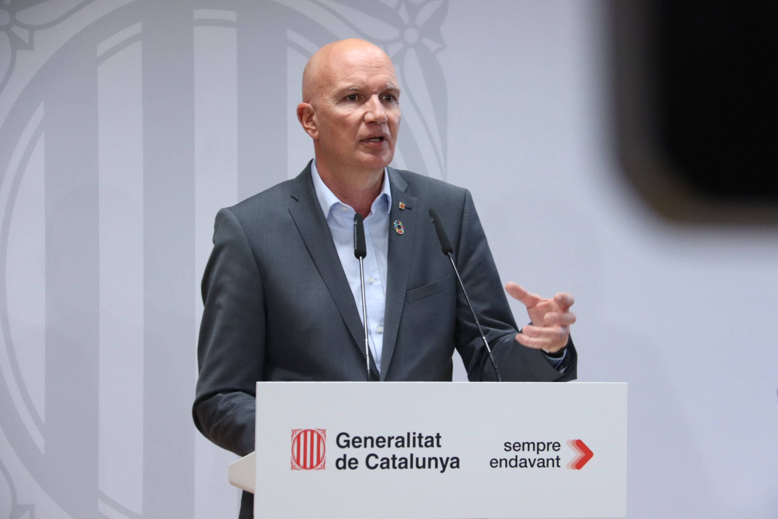 El conseller d'Acció Climàtica, David Mascort, en una imatge d'arxiu |
Maria Pratdesaba (ACN)