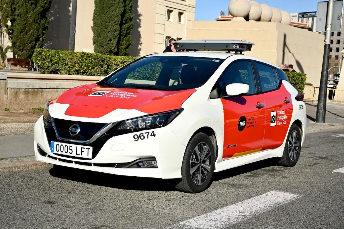 El vehicle que circularà pels carrils bus de Barcelona en busca d'infraccions / TMB