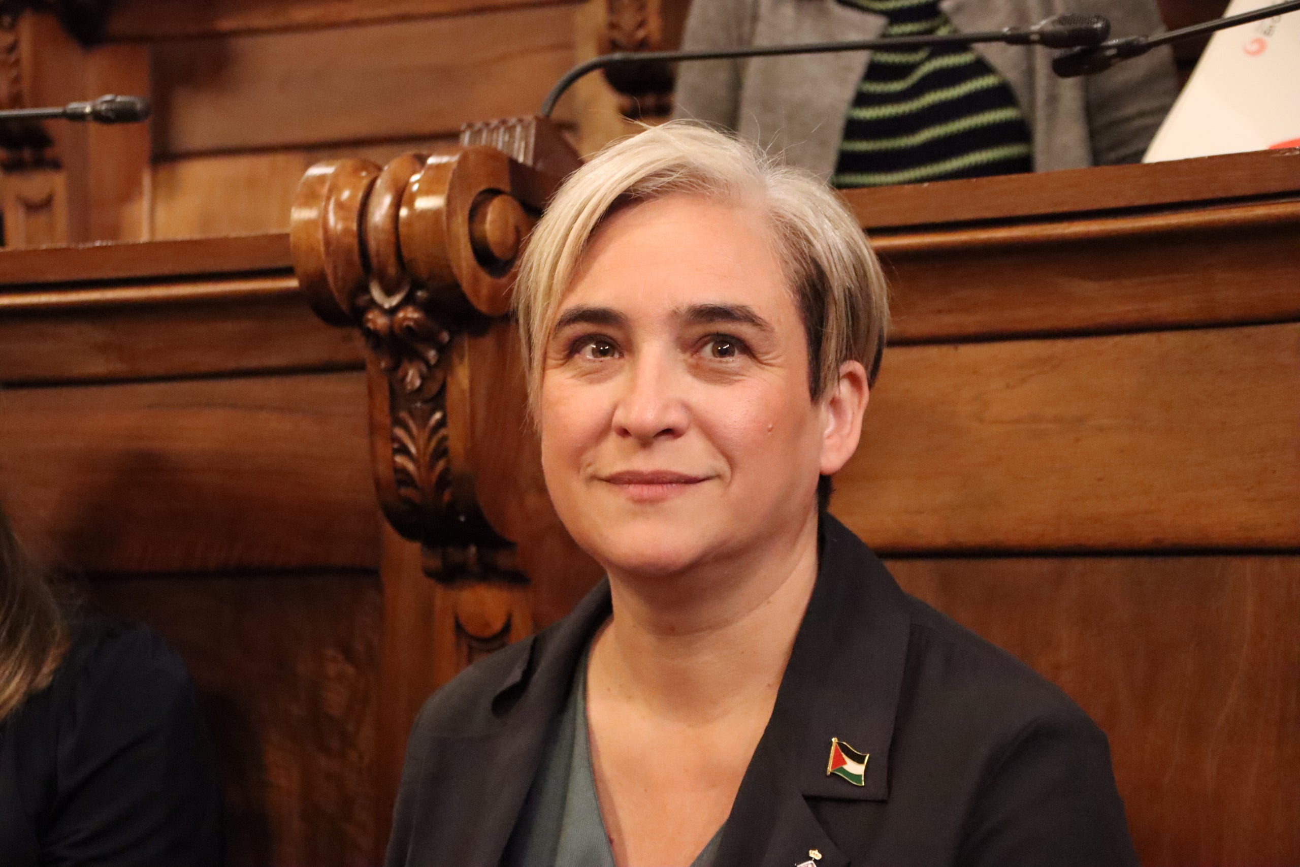 Ada Colau, en un plenari