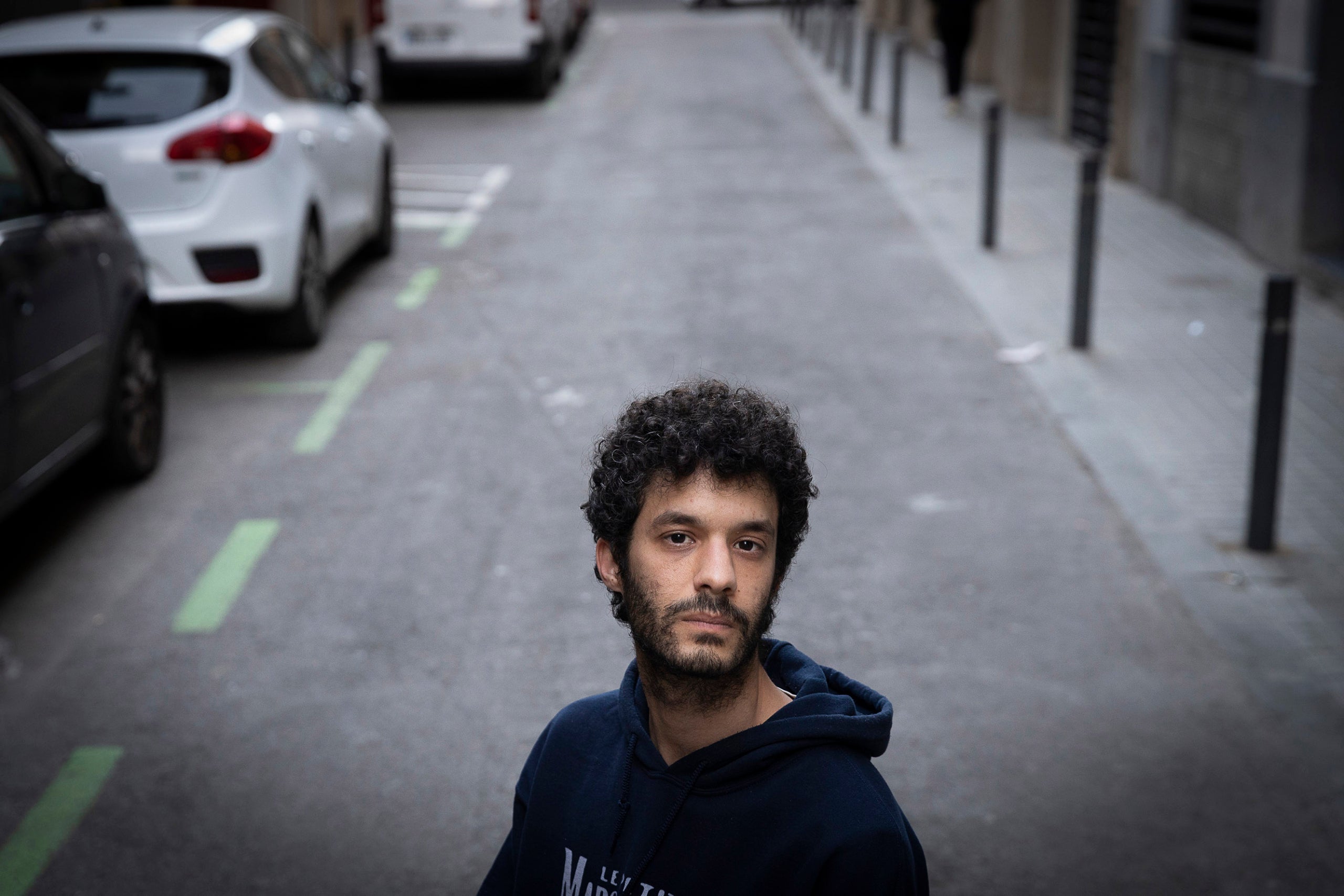 Nico, és integrant del Sindicat de Barri del Poble-sec, que dona suport a la Nino / Jordi Play