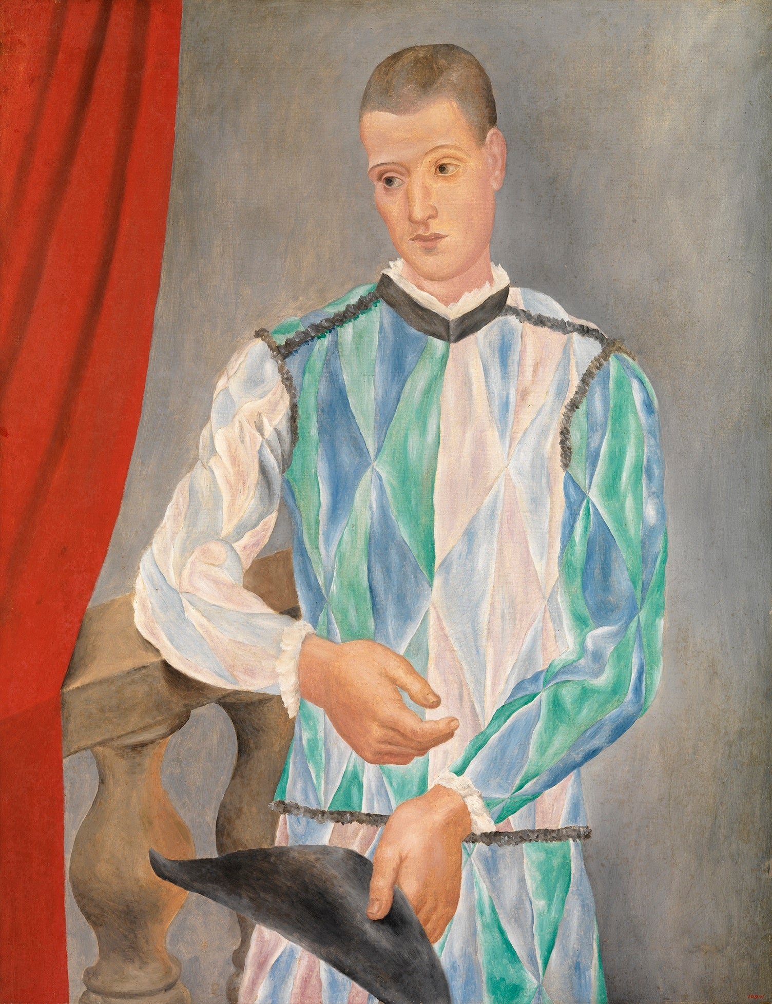 'Arlequin' (Leonide Massine), 1917. MUSEU PICASSO BARCELONA / GASULL FOTOGRAFIA