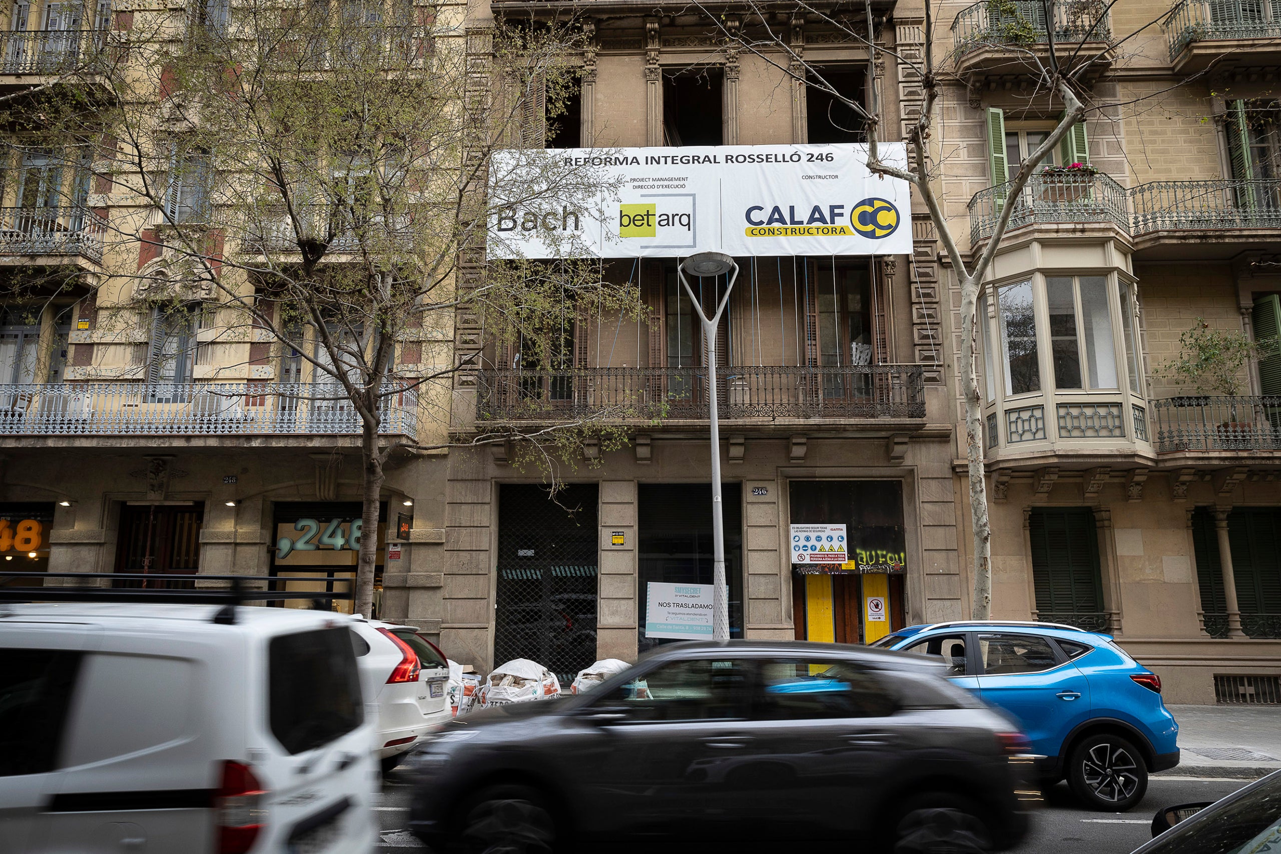 Reforma integral d'un edifici d' Enric Sagnier al carrer Rosselló, 246