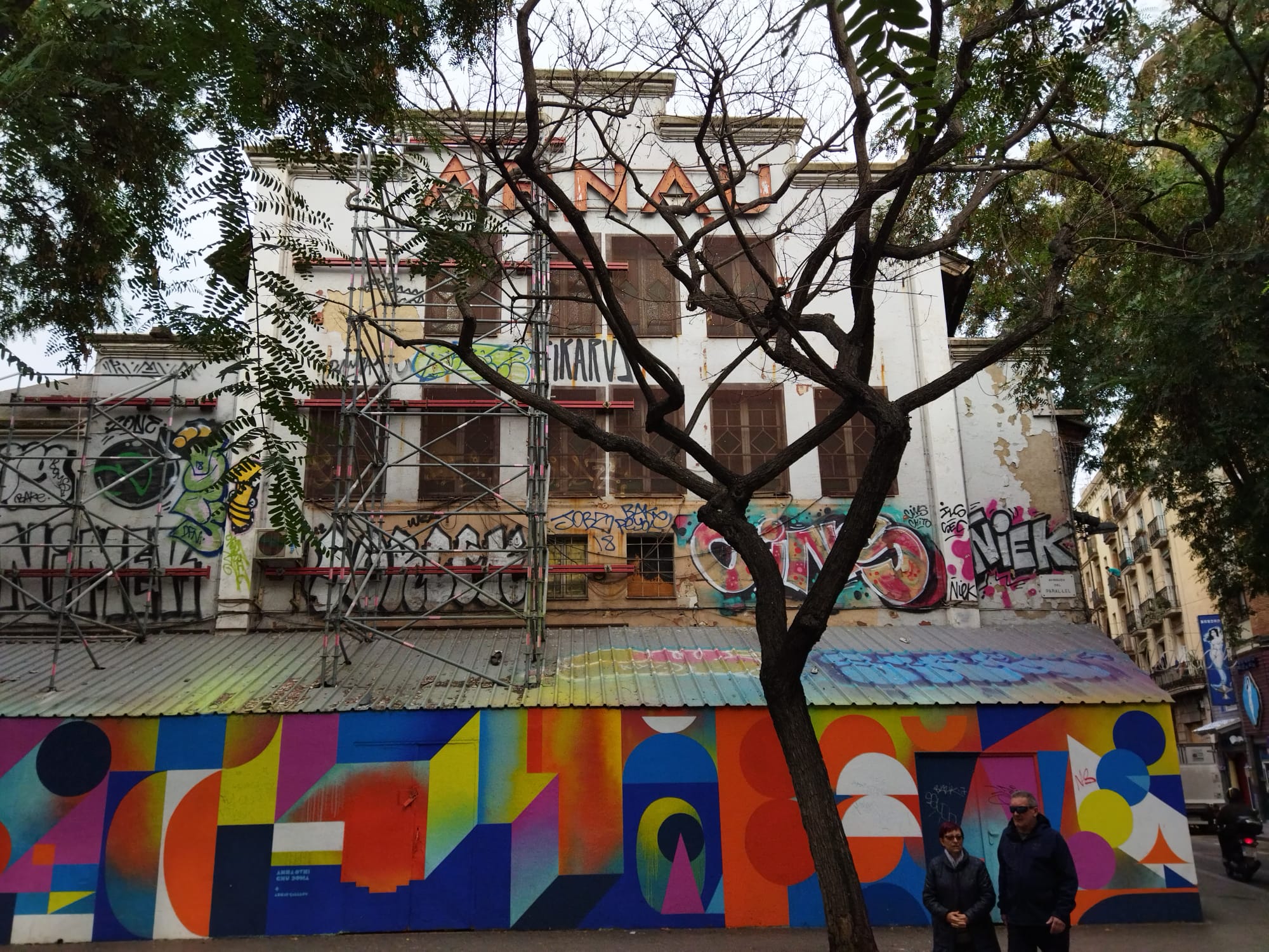 El Teatre Arnau, pendent de reformar-se, en una imatge de gener del 2023 / Jordi Subirana
