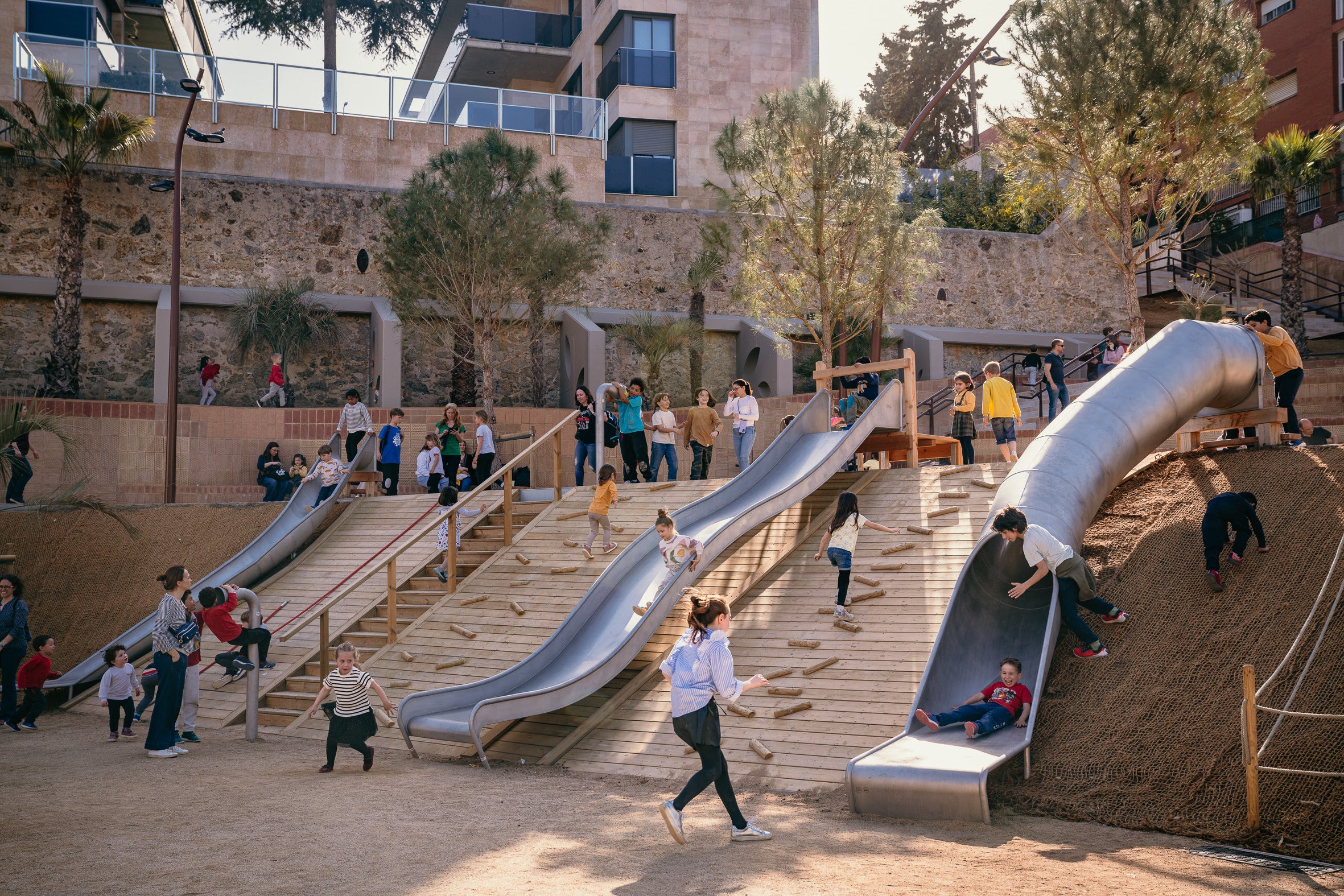 Els nous jardins de Margaret Michaelis al barri de Vallcarca i Penitent / Ajuntament de Barcelona