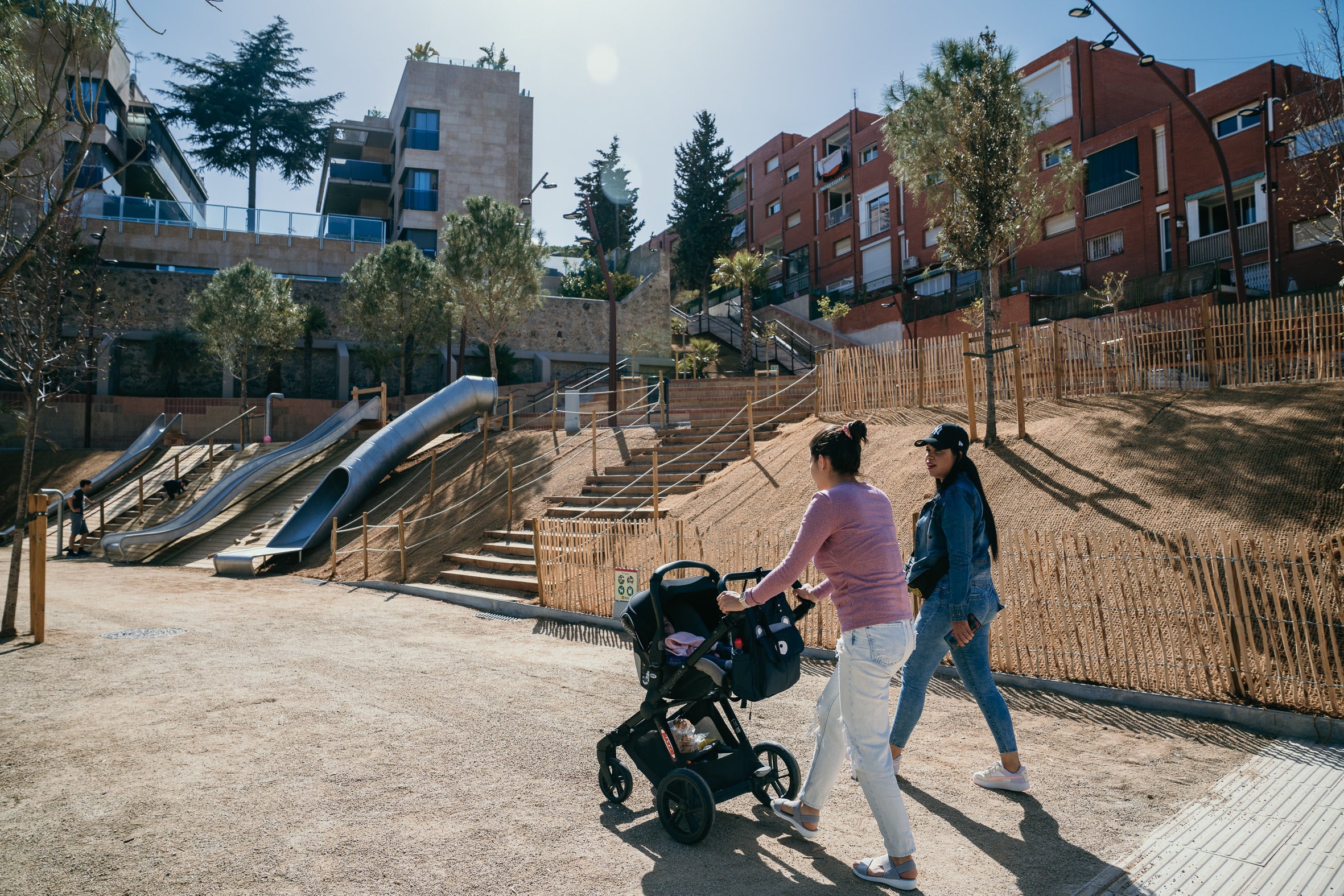 Els nous jardins de Margaret Michaelis al barri de Vallcarca i Penitent / Ajuntament de Barcelona
